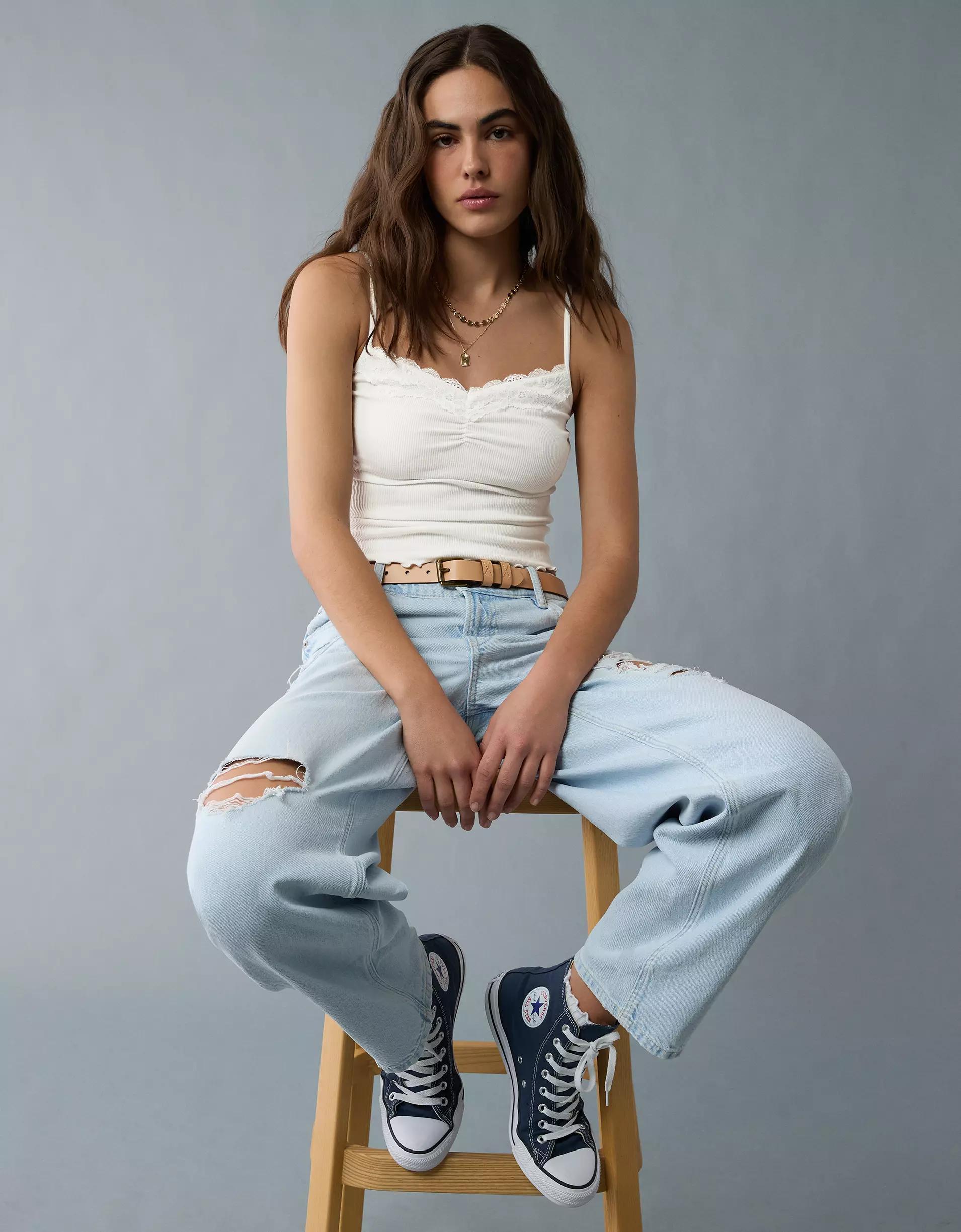 AE Cinch Front Lace Cami Product Image