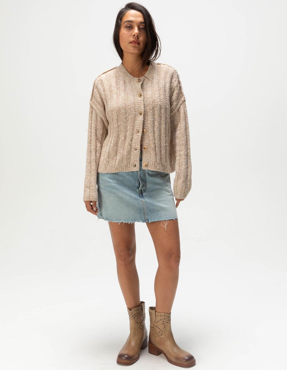 O'NEILL Merris Womens Cardigan Sweater - OATMEAL Product Image