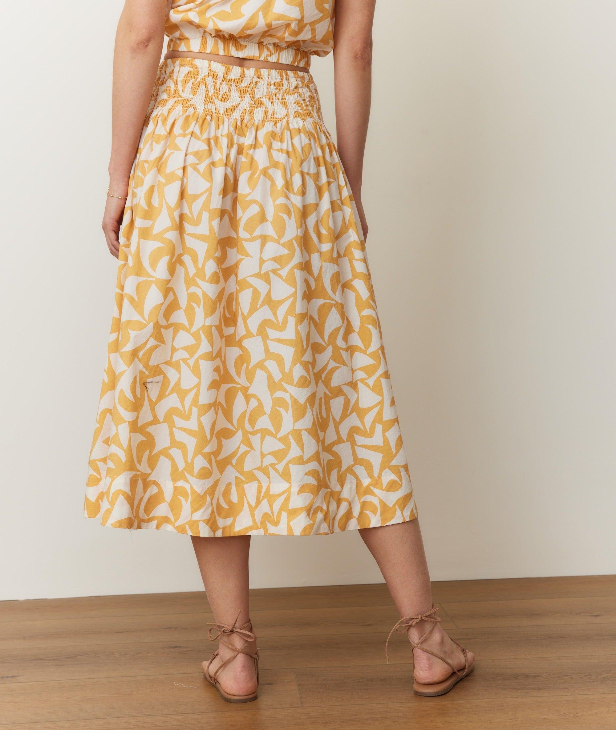 Bea Poplin Midi Skirt Product Image