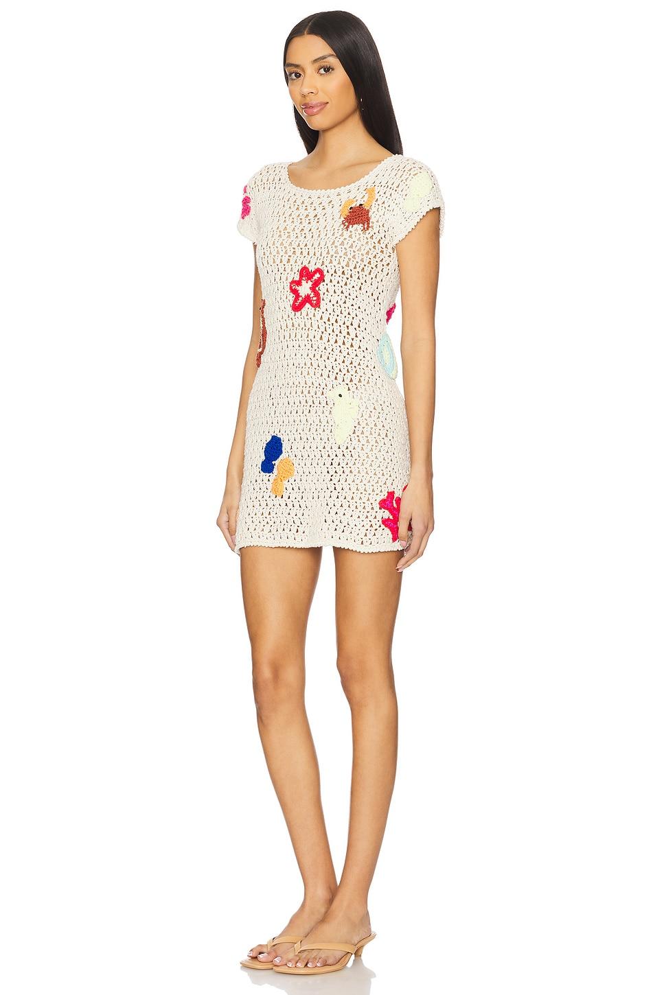 Crochet Mini Dress Tach Clothing Product Image
