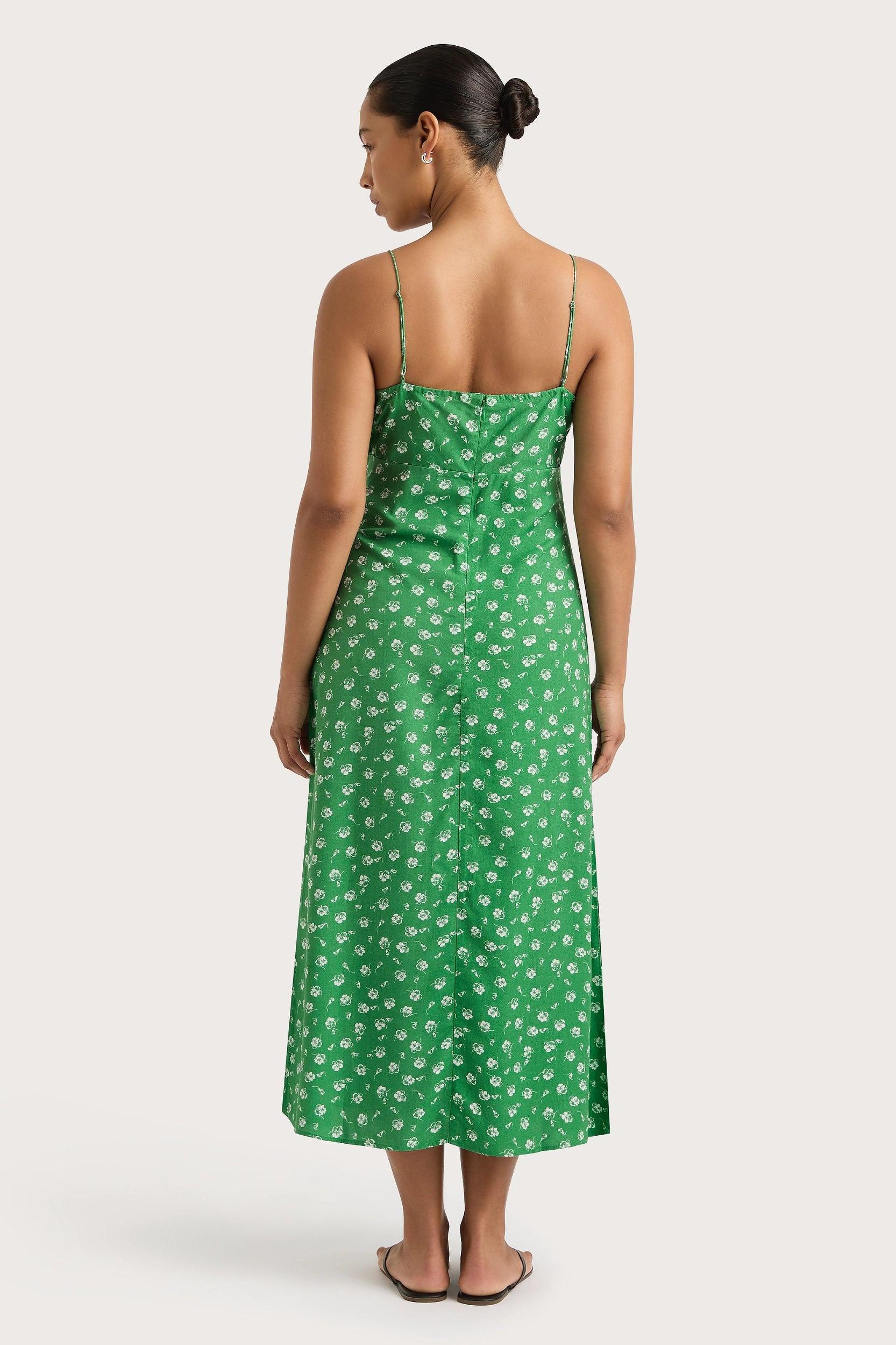 Pau Midi Dress Green - Final Sale Product Image