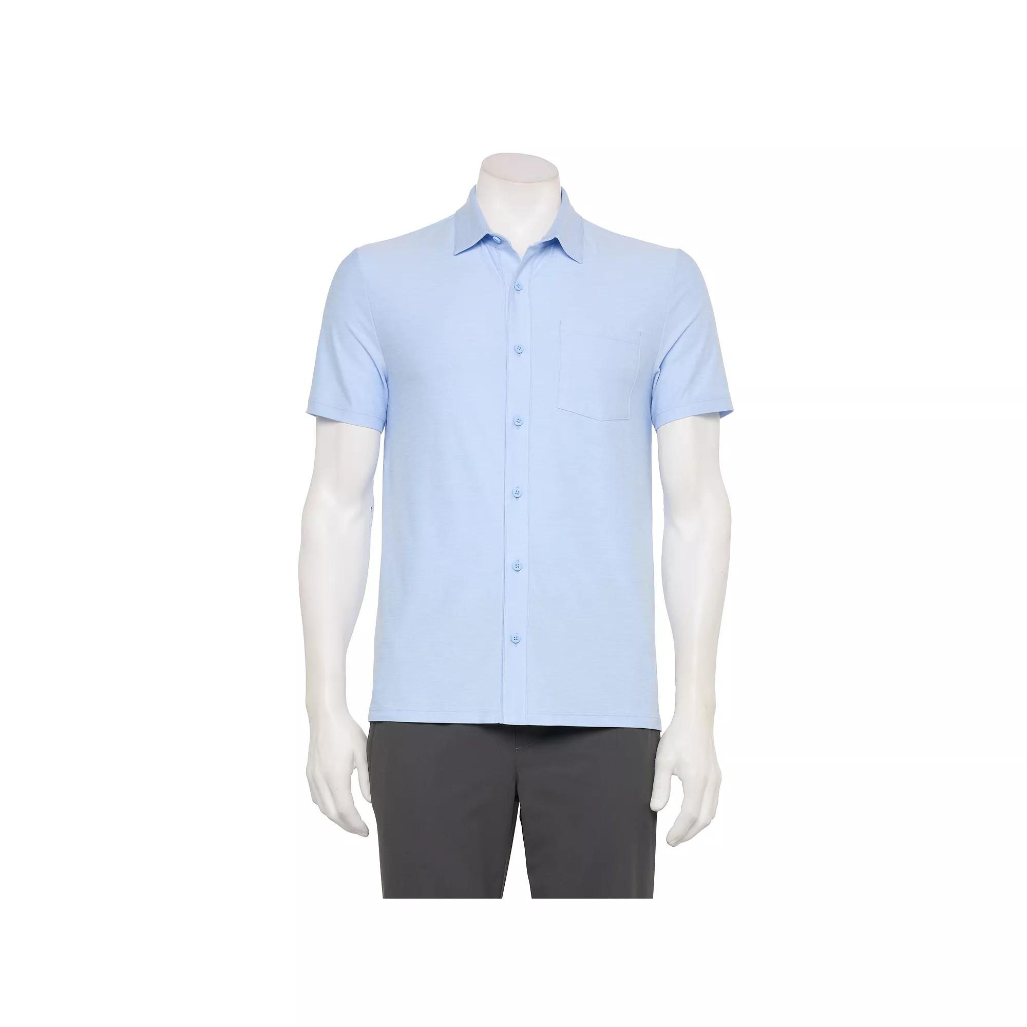 Men's FLX Wander Button Down Polo,  Product Image
