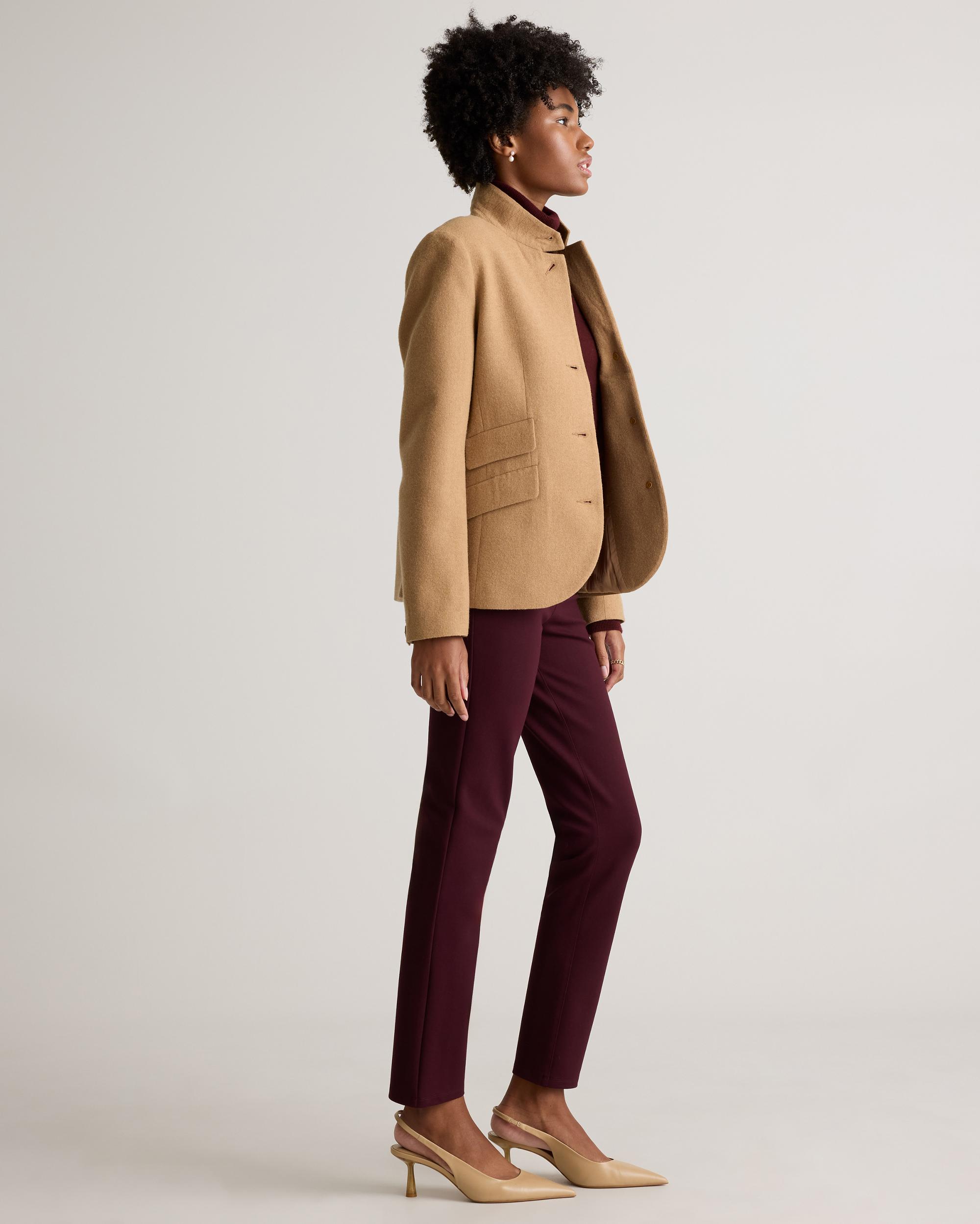 Quince | Women's Italian Wool Stand Collar Blazer Product Image