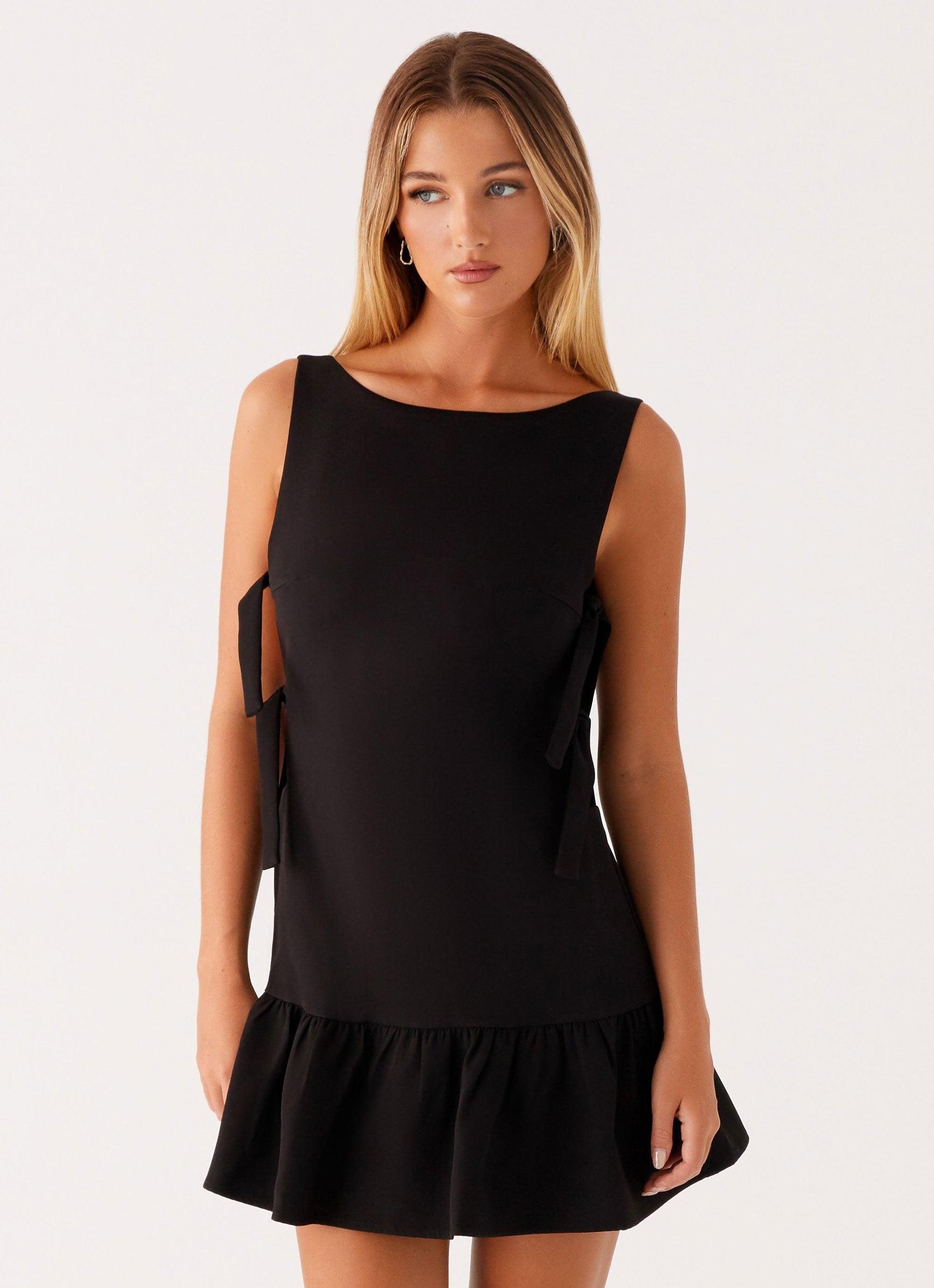 Roux Mini Dress - Black Product Image