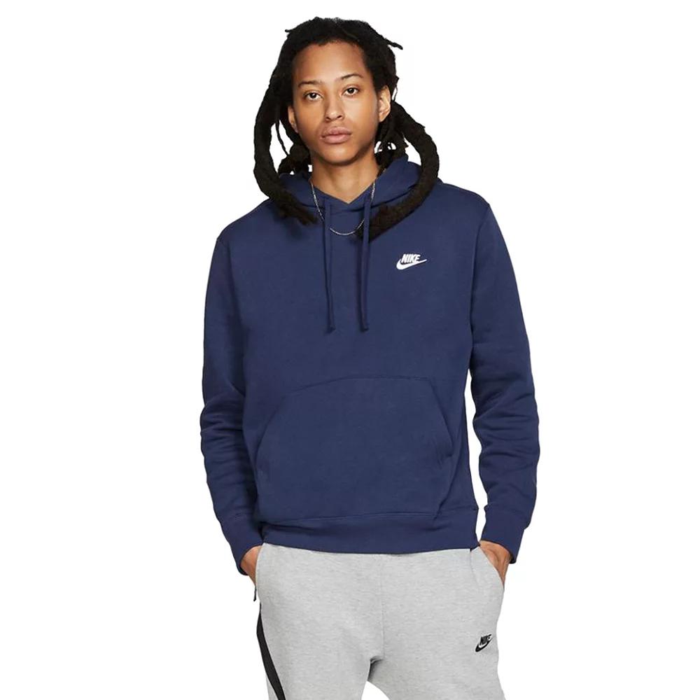 Mens Nike Sportswear Club Fleece Pullover Hoodie | BV2654-410 Product Image