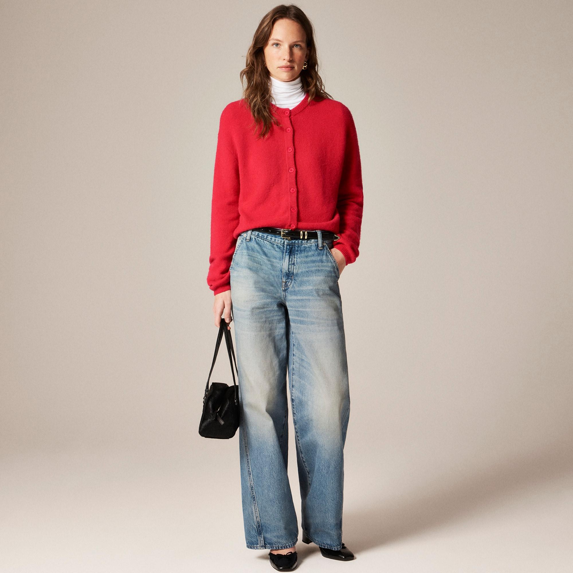 Supersoft bubble-hem cardigan Product Image