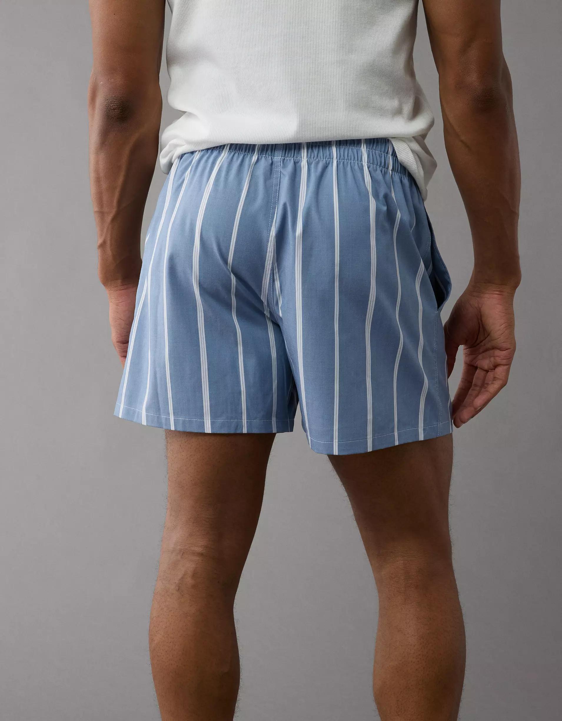 AEO Men's Striped Poplin Pocket Boxer Short Product Image