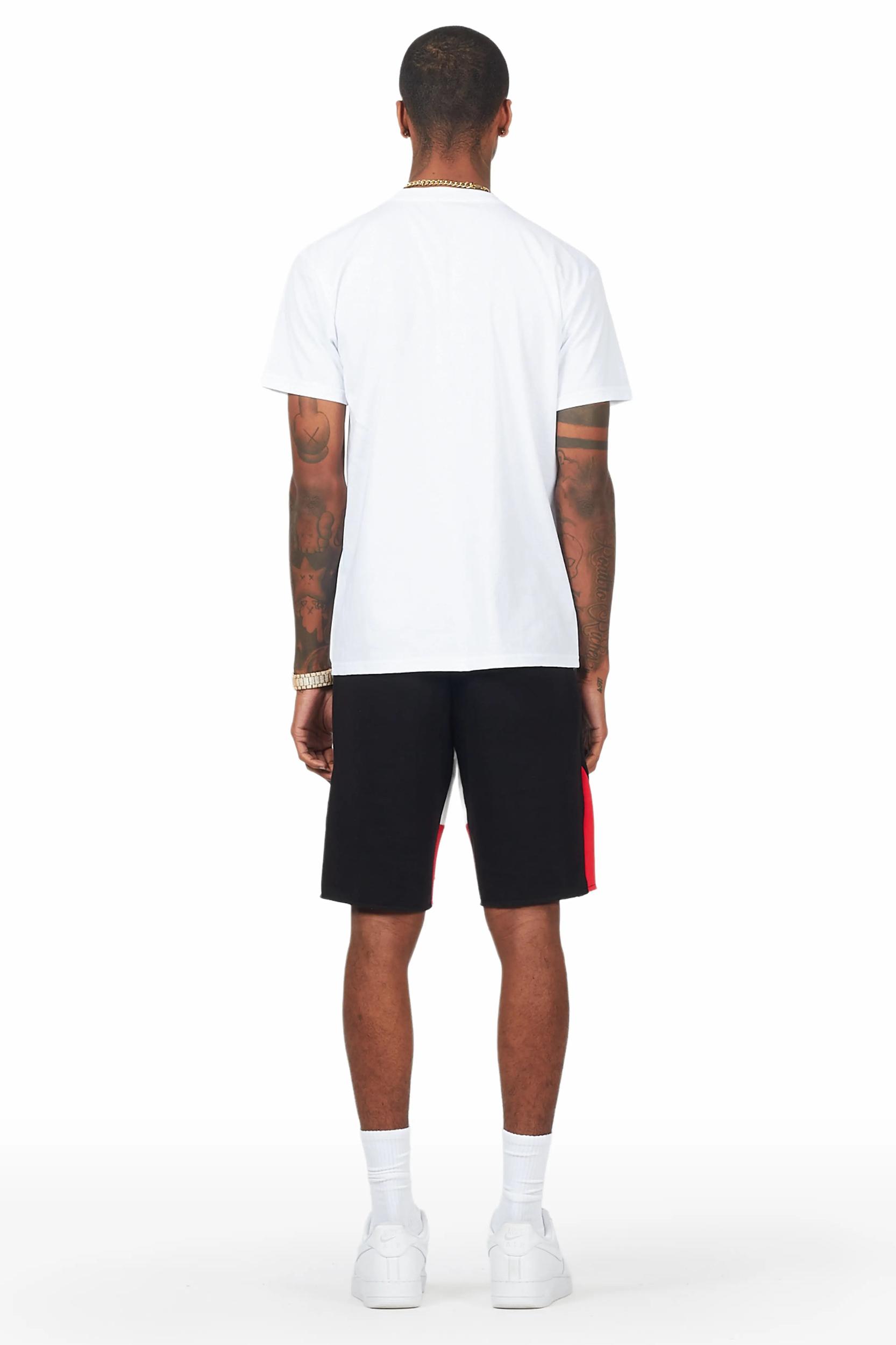 Scottie White/Black Short Set Male Product Image