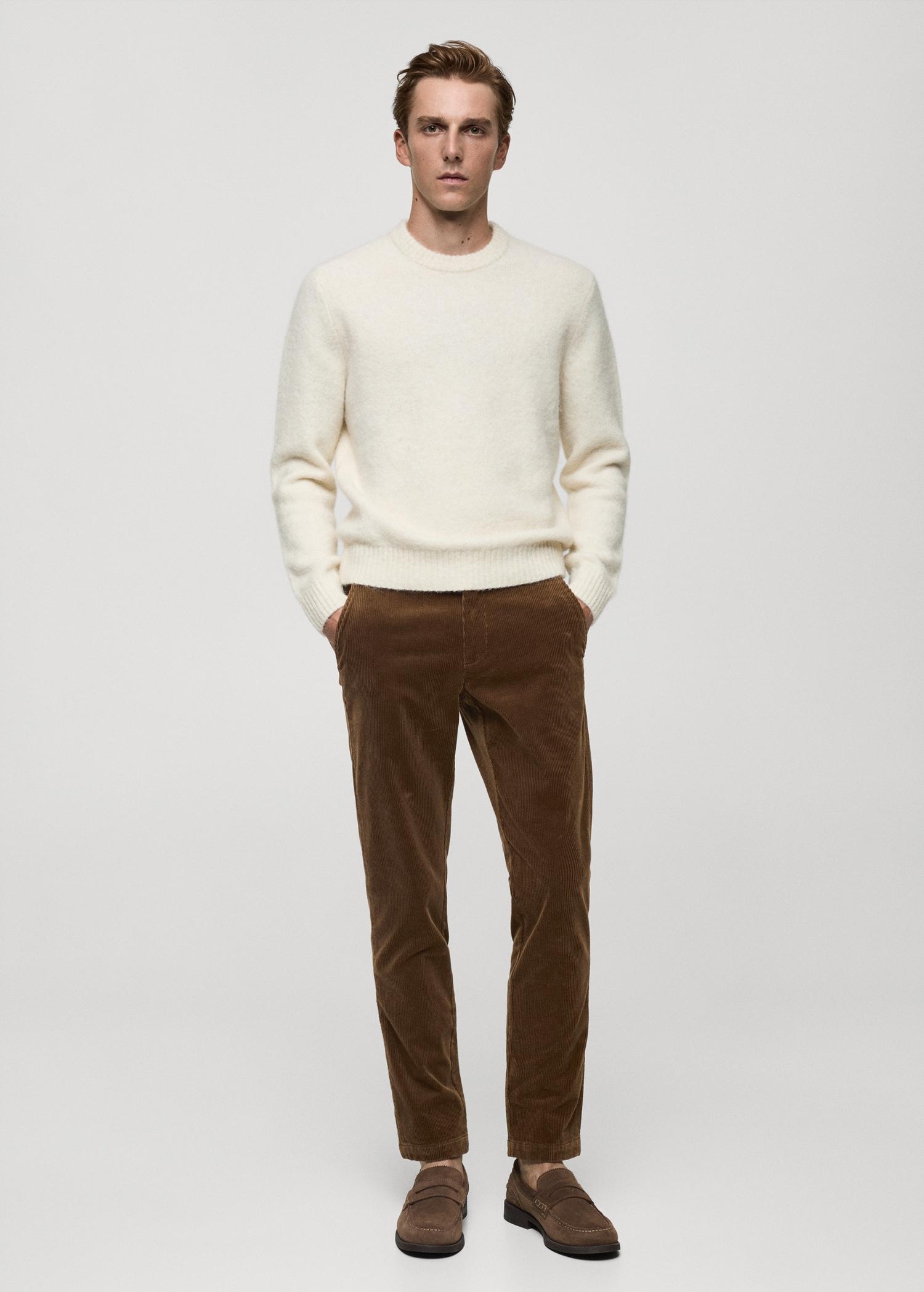 Corduroy slim-fit pants - Men | MANGO USA Product Image