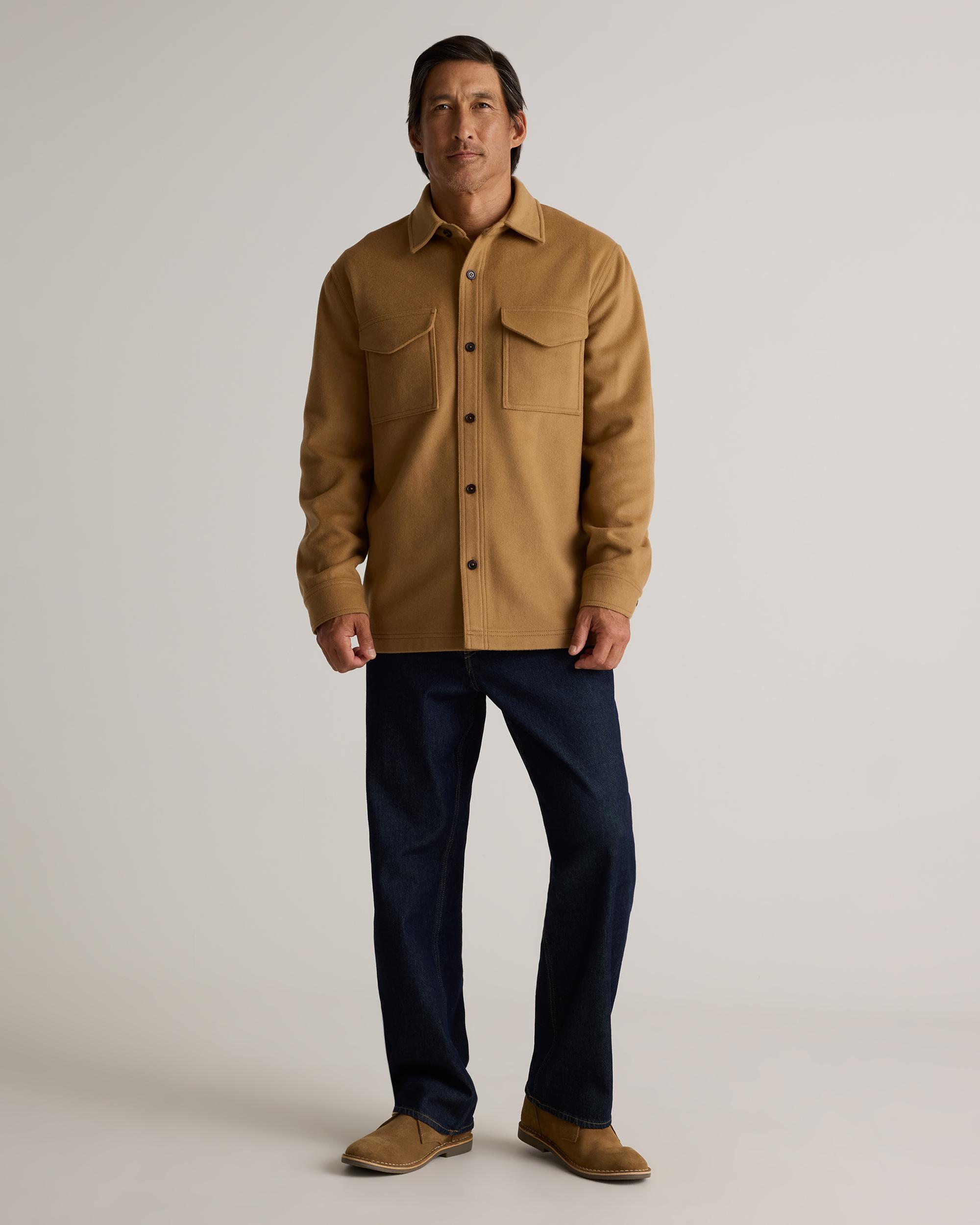 Quince | Men's Italian Wool Overshirt Wool/Nylon Product Image
