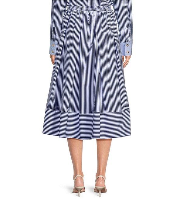 Buru Smocked Waist Midi Skirt Product Image