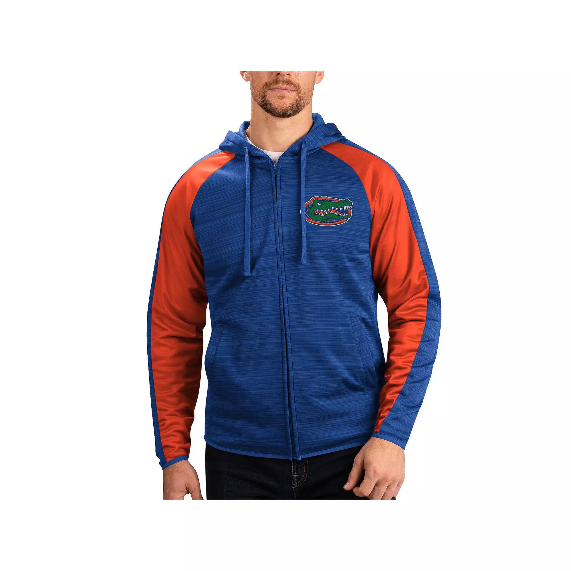 Men's G-III Sports by Carl Banks Black Clemson Tigers Neutral Zone Raglan Full-Zip Track Jacket Hoodie,  Product Image