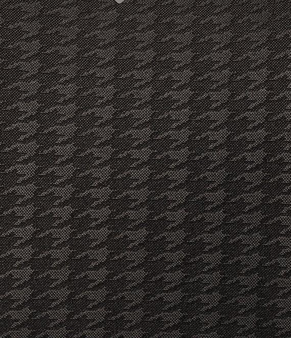 Antonio Melani Active Seamless Houndstooth Mock Neck Long Sleeve Coordinating Cropped Top Product Image