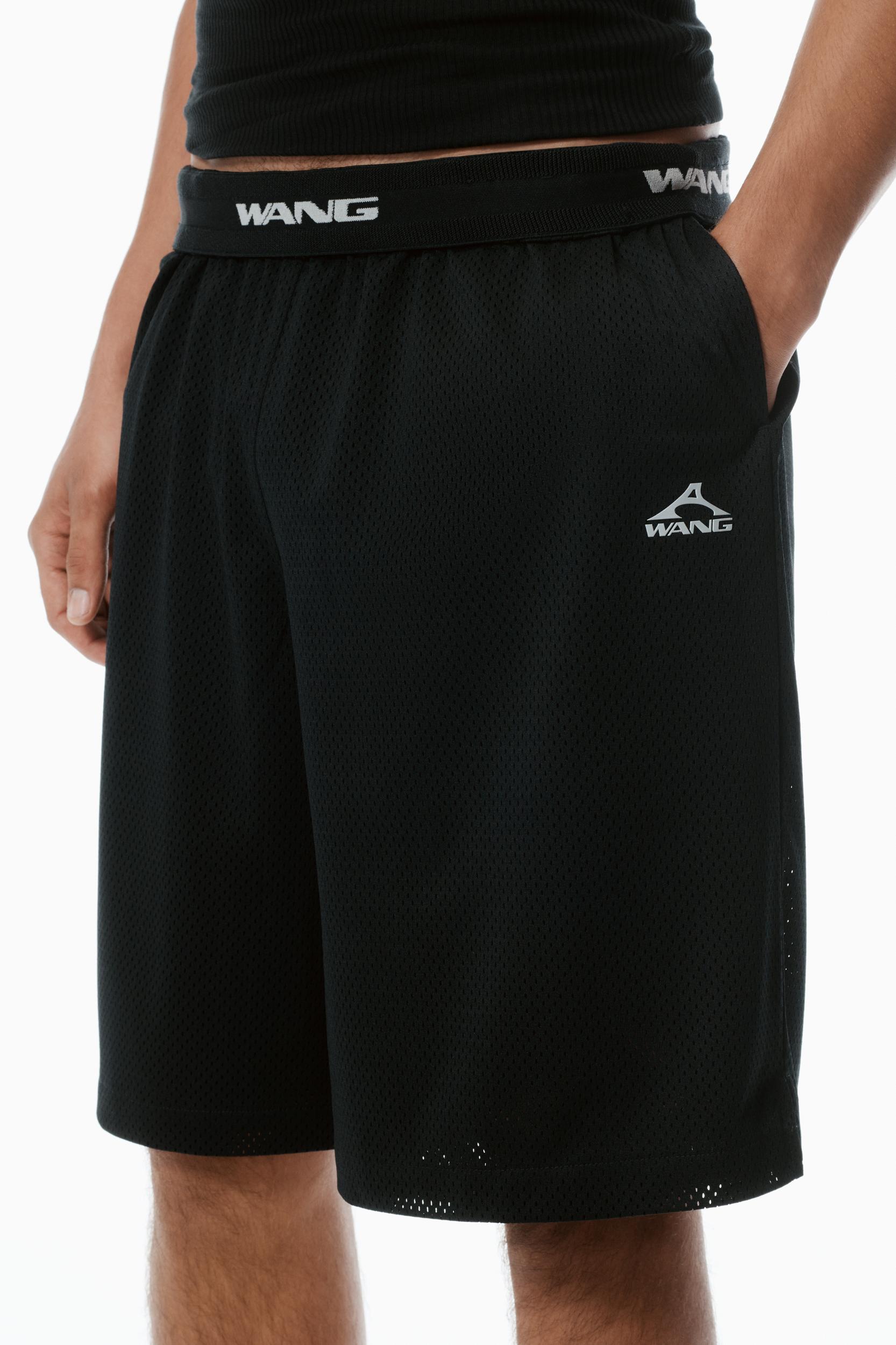 Unisex Athletic Mesh Logo Basketball Shorts Product Image
