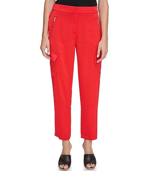 DKNY by Donna Karan Elastic Back Cargo Pants Product Image
