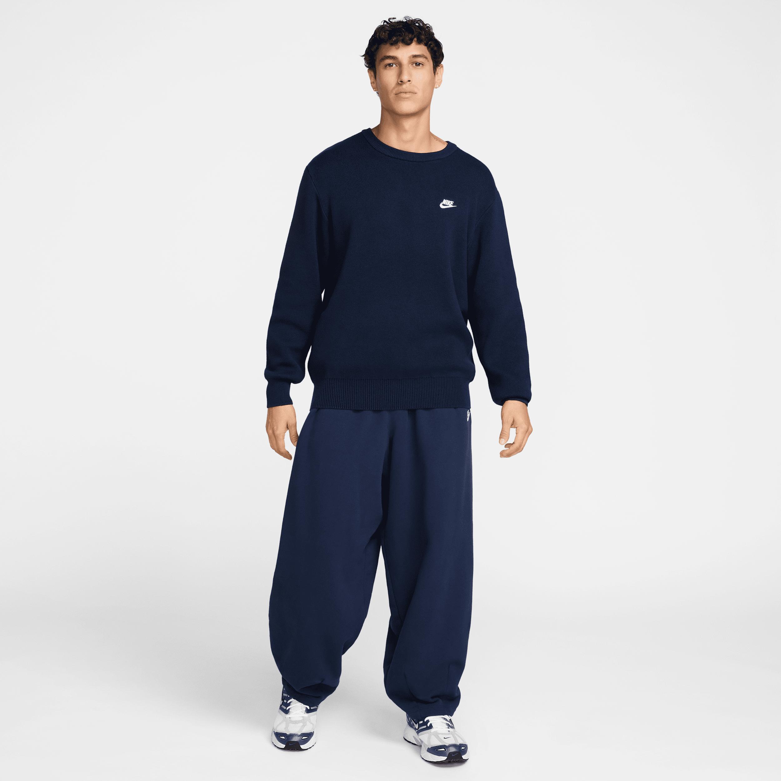 Nike Men's Club Crew-Neck Sweater Product Image