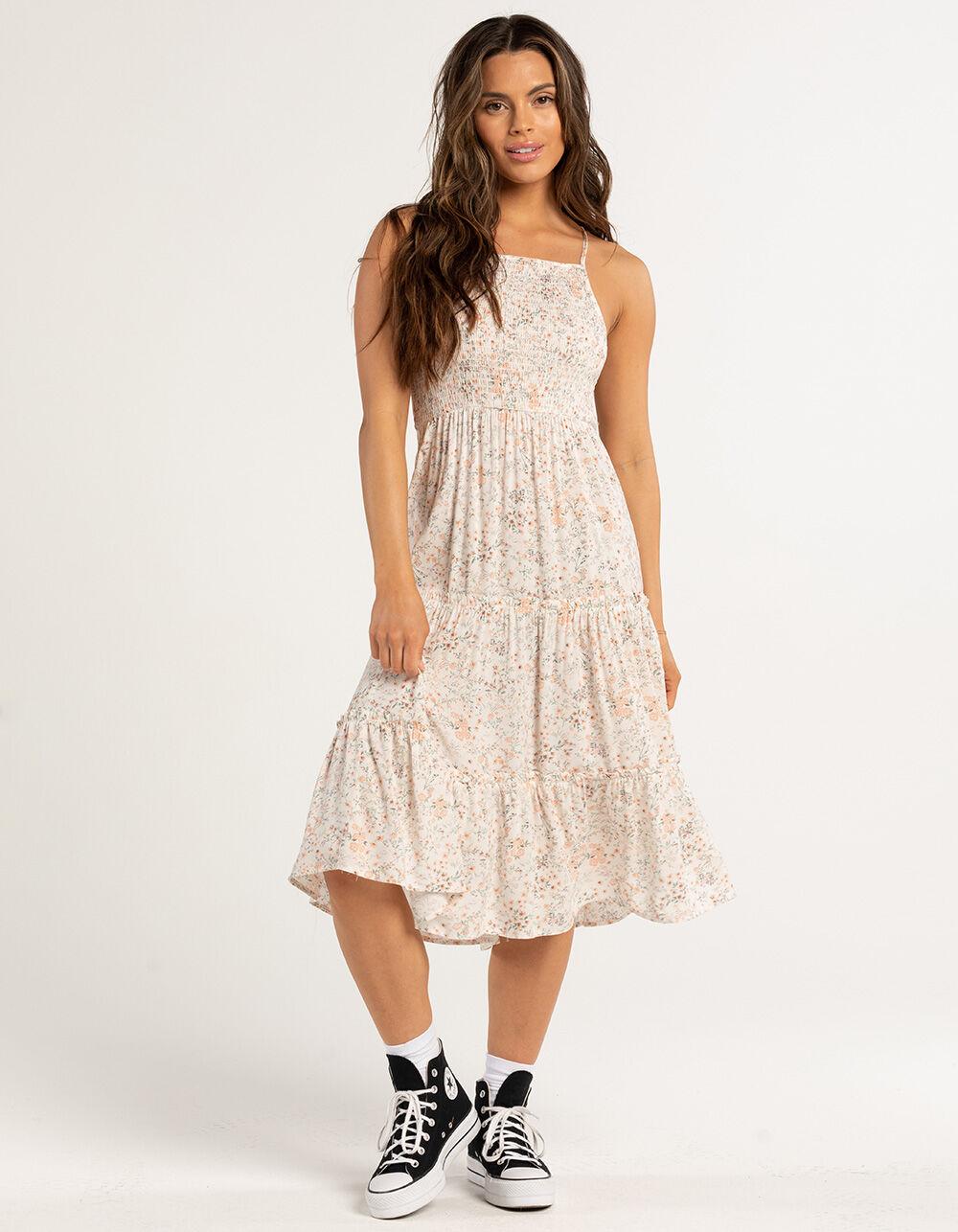 RSQ Womens Smock Midi Dress - SAGE Product Image