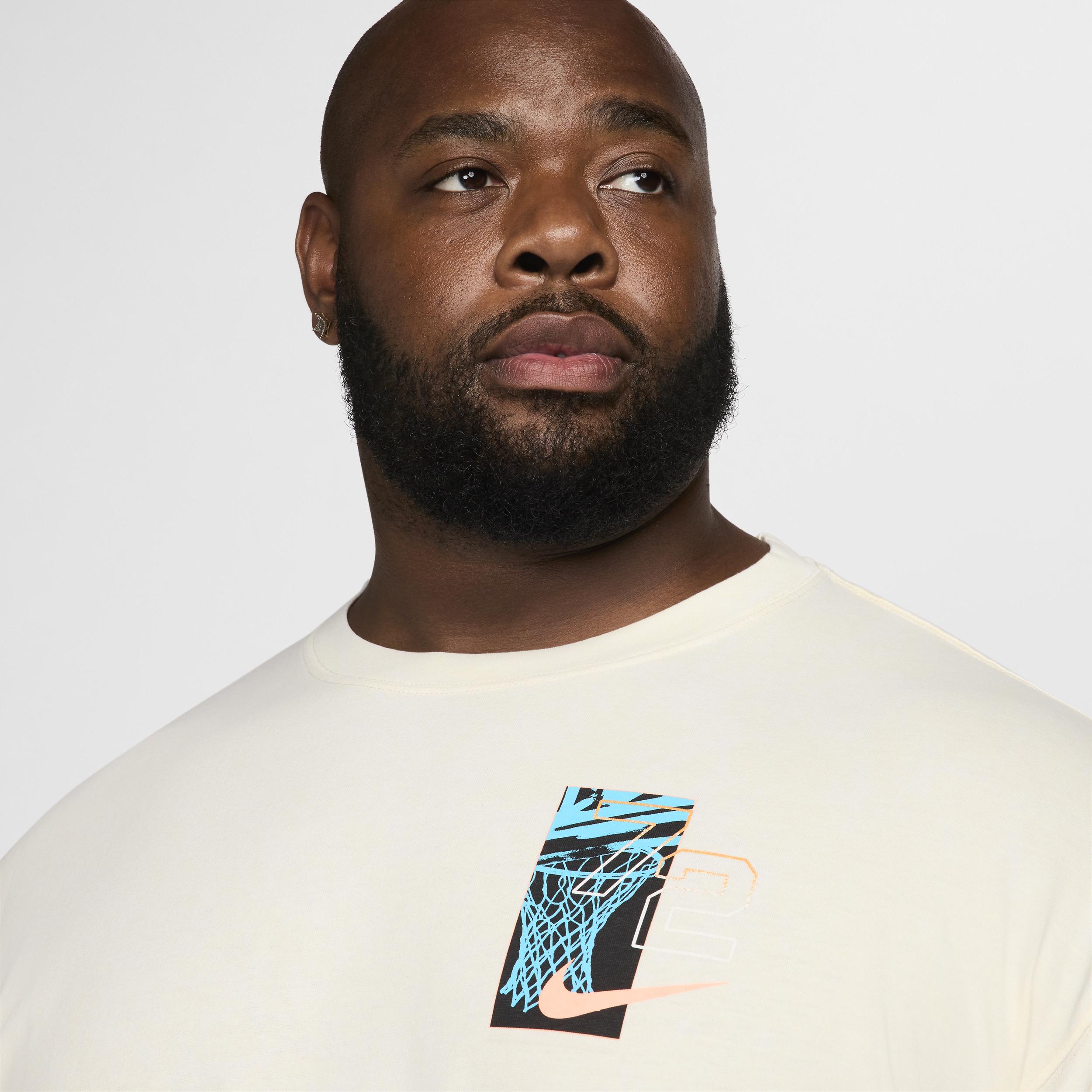 Nike Mens Max90 Basketball T-Shirt | FZ8093-113 Product Image