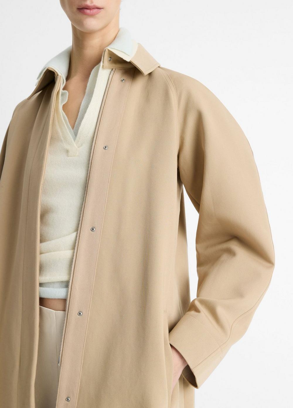 Cotton Utility Trench Coat Product Image
