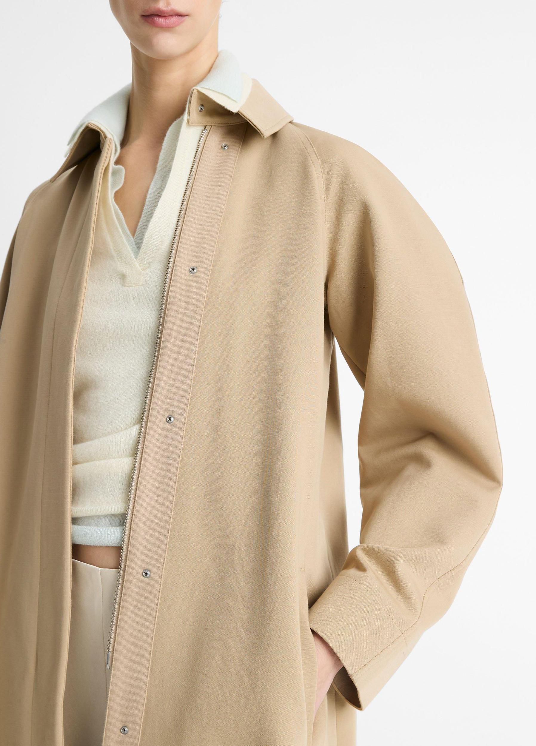 Cotton Utility Trench Coat Product Image