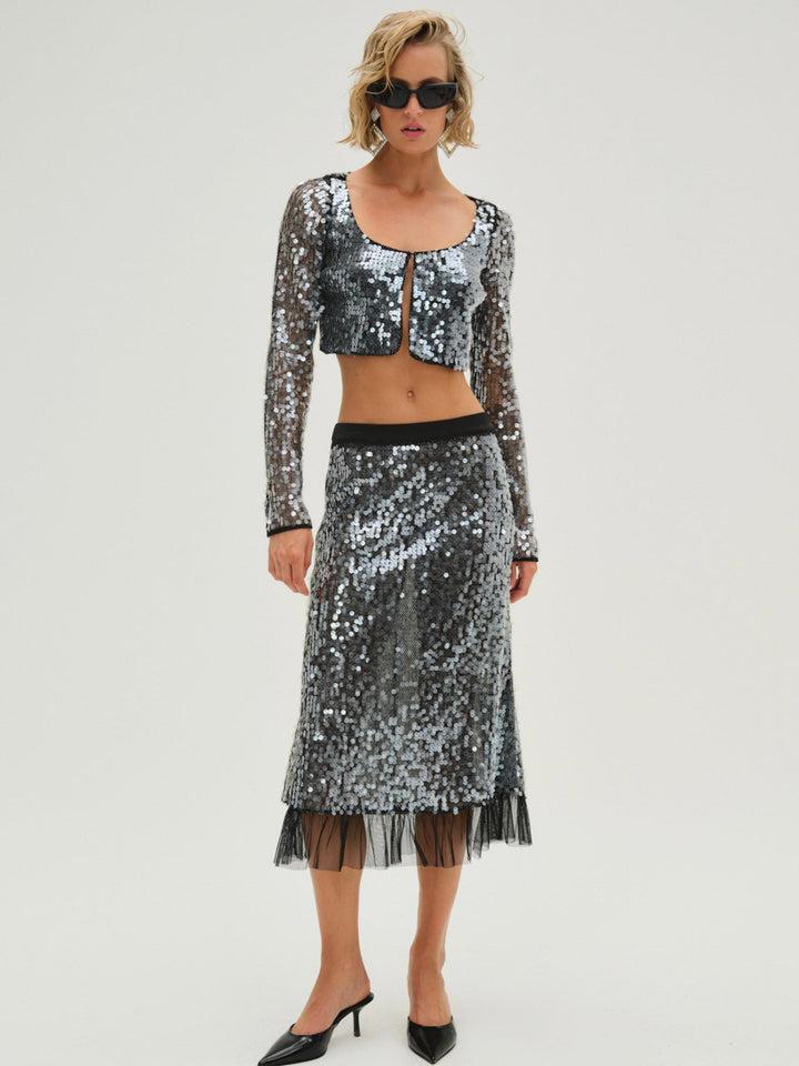 Christelle Jacket — Silver Product Image