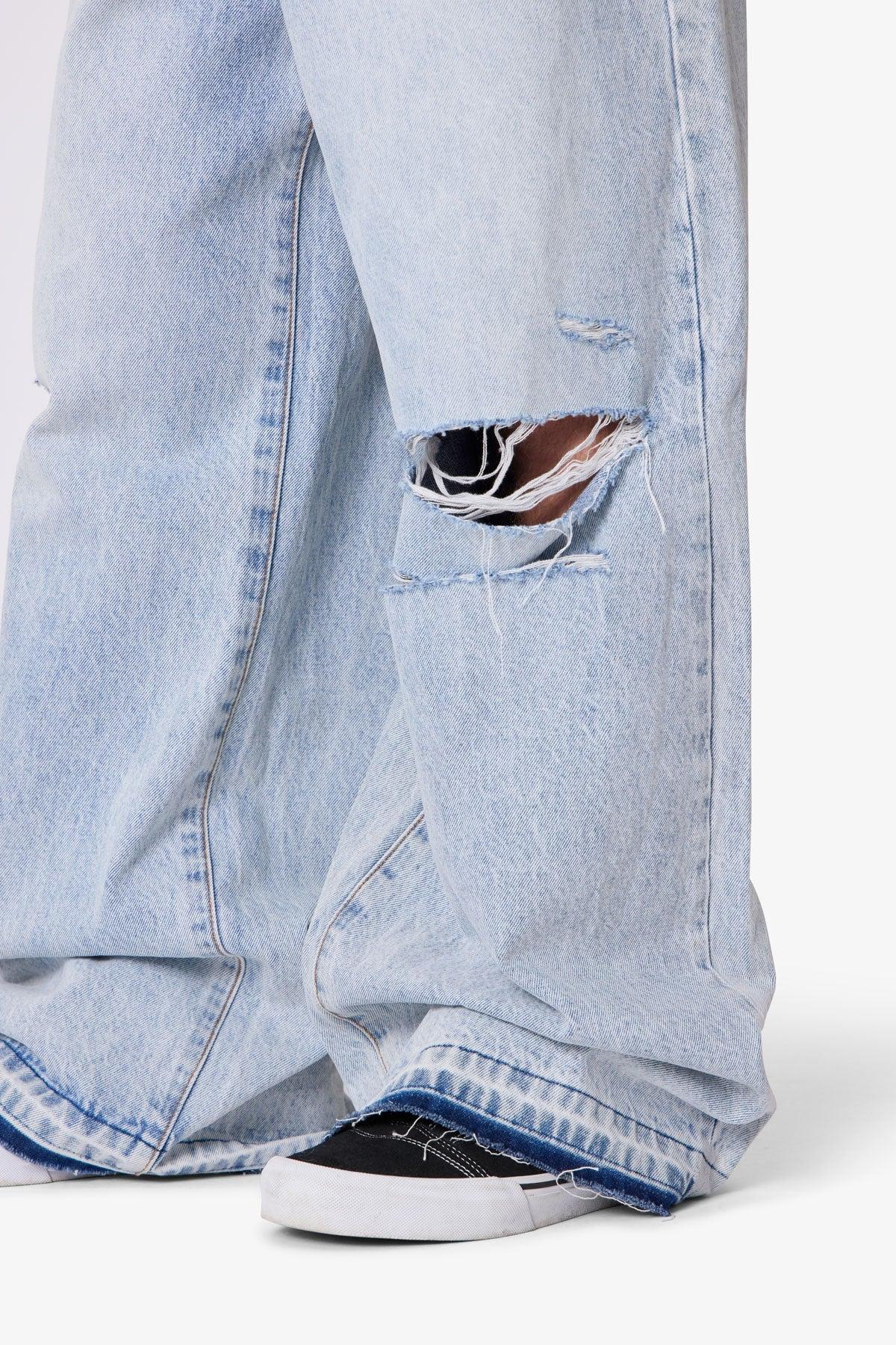 Baggy Rave Denim - Light Blue Product Image