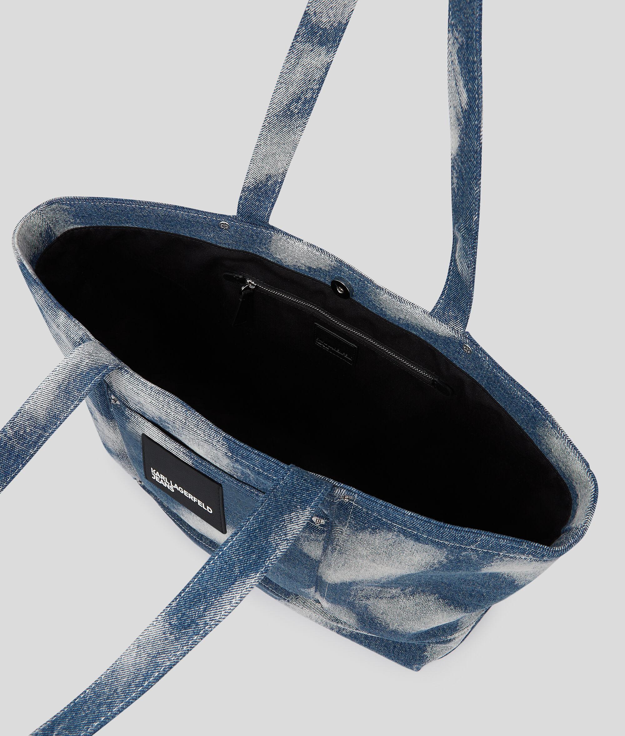 BLEACHED DENIM SHOPPER Product Image