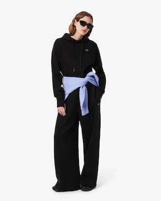 Short Cut Cotton Hoodie Product Image