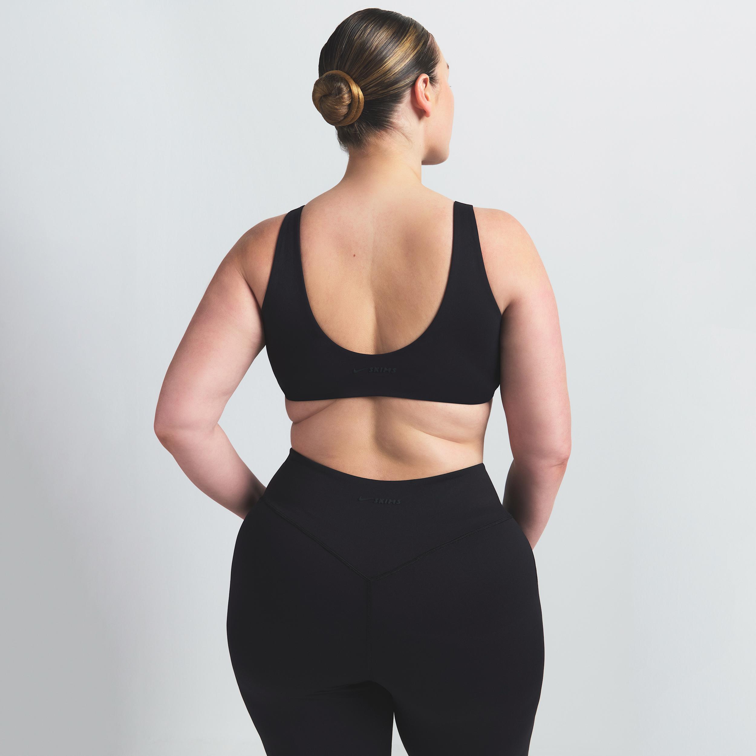 Nike Womens SKIMS Matte Twist-Front Bra | BABRA9481W-OBD Product Image