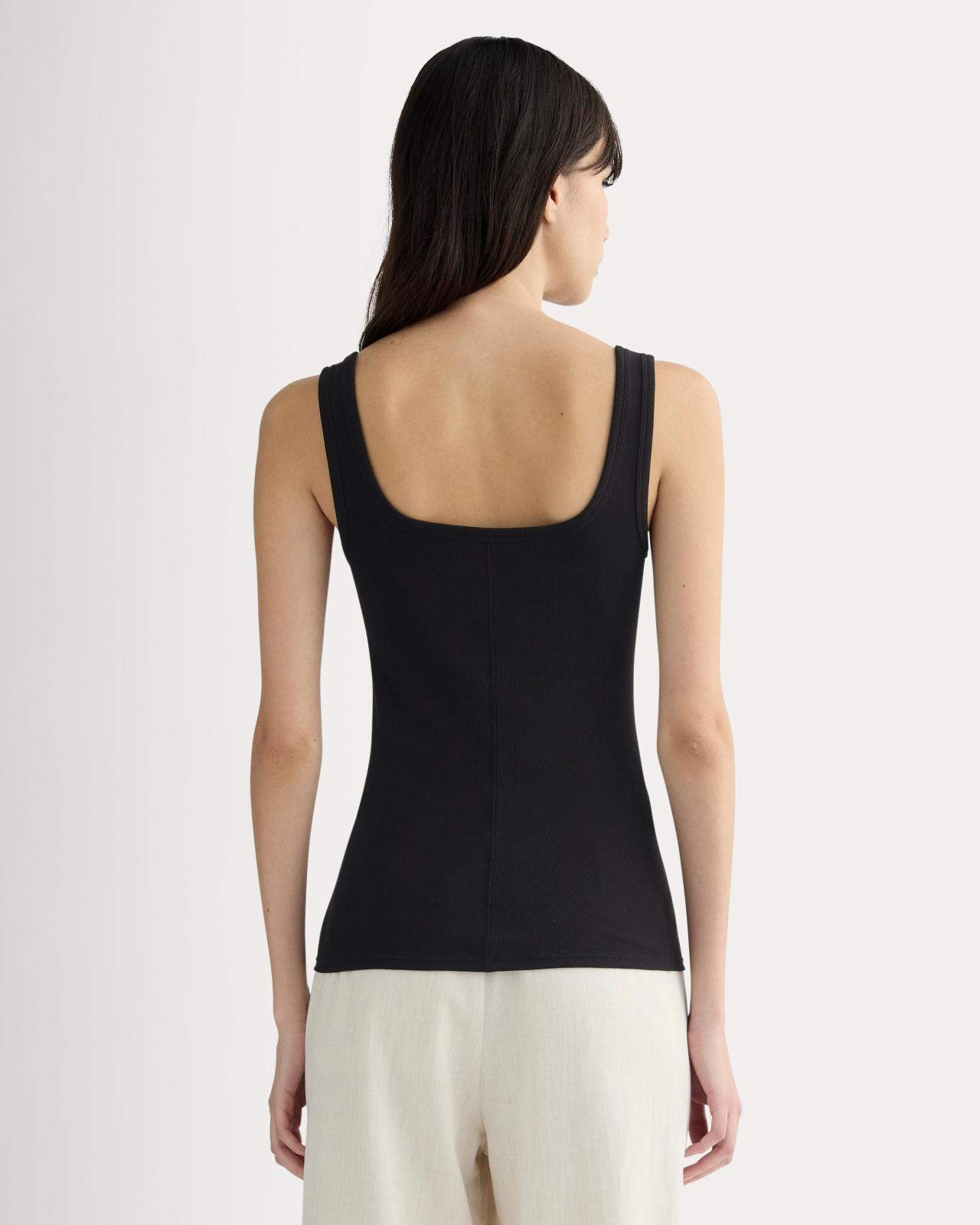 Womens Luxe RibSquare-Neck Tank by Everlane Product Image