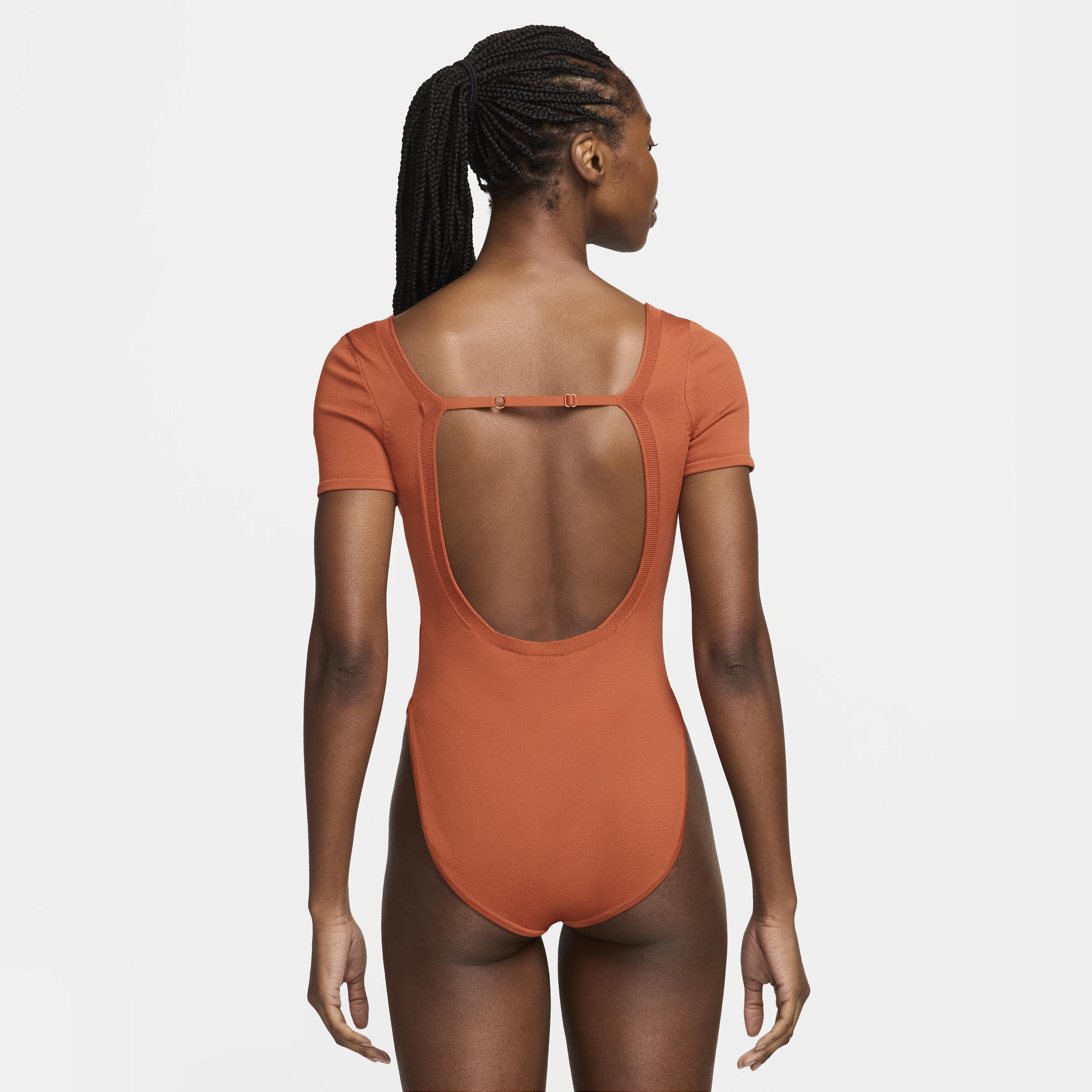 Nike Sportswear Chill Knit Women's Tight Sweater Short-Sleeve Bodysuit Product Image