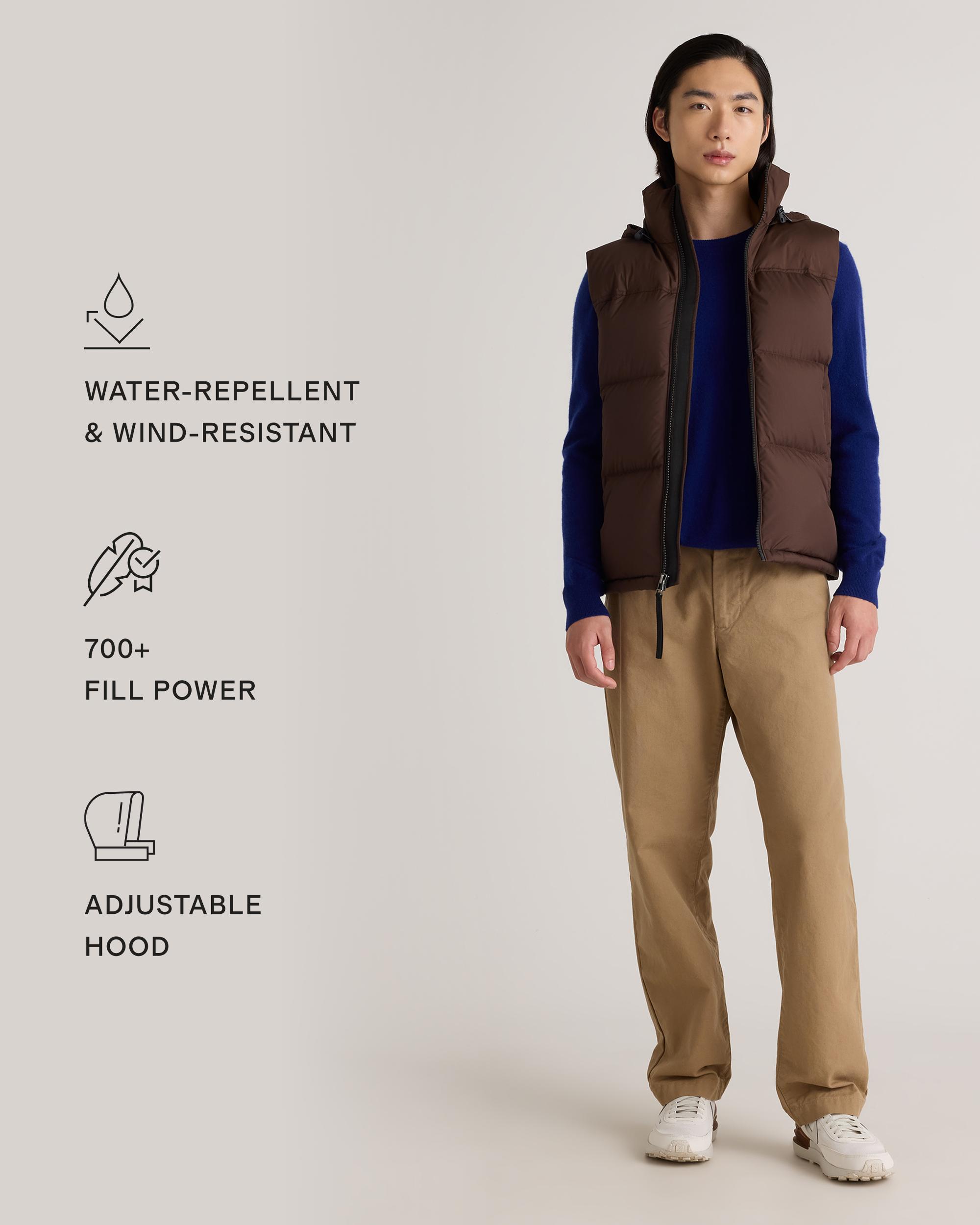 Quince | Men's Responsible Down Puffer Vest Size XL, Recycled Polyester Product Image