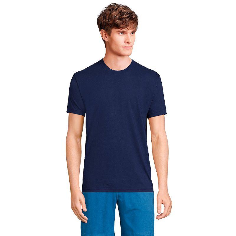 Men's Lands' End Crewneck 3-Pack Undershirt,  Product Image