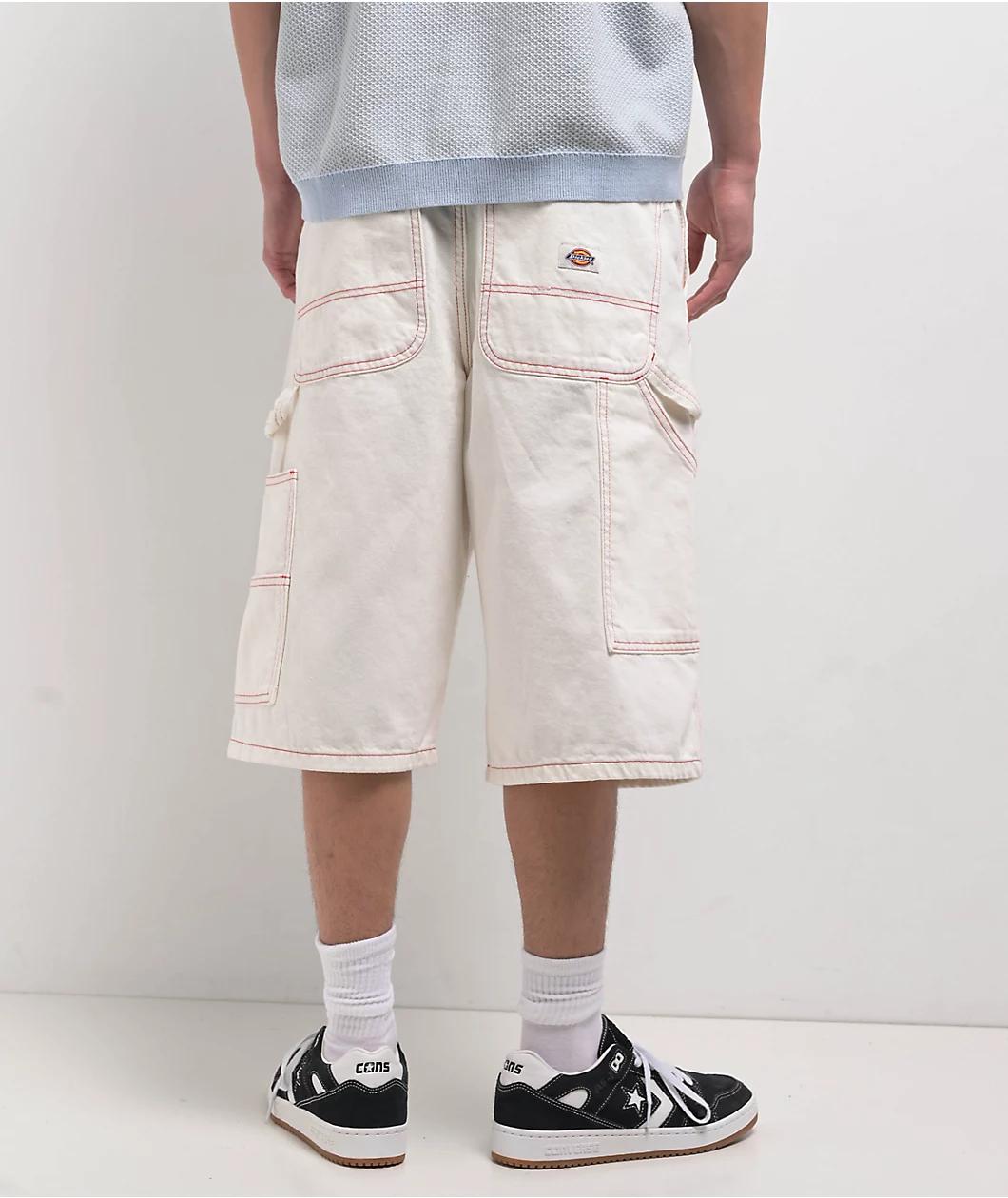 Dickies Contrast White Carpenter Shorts Product Image