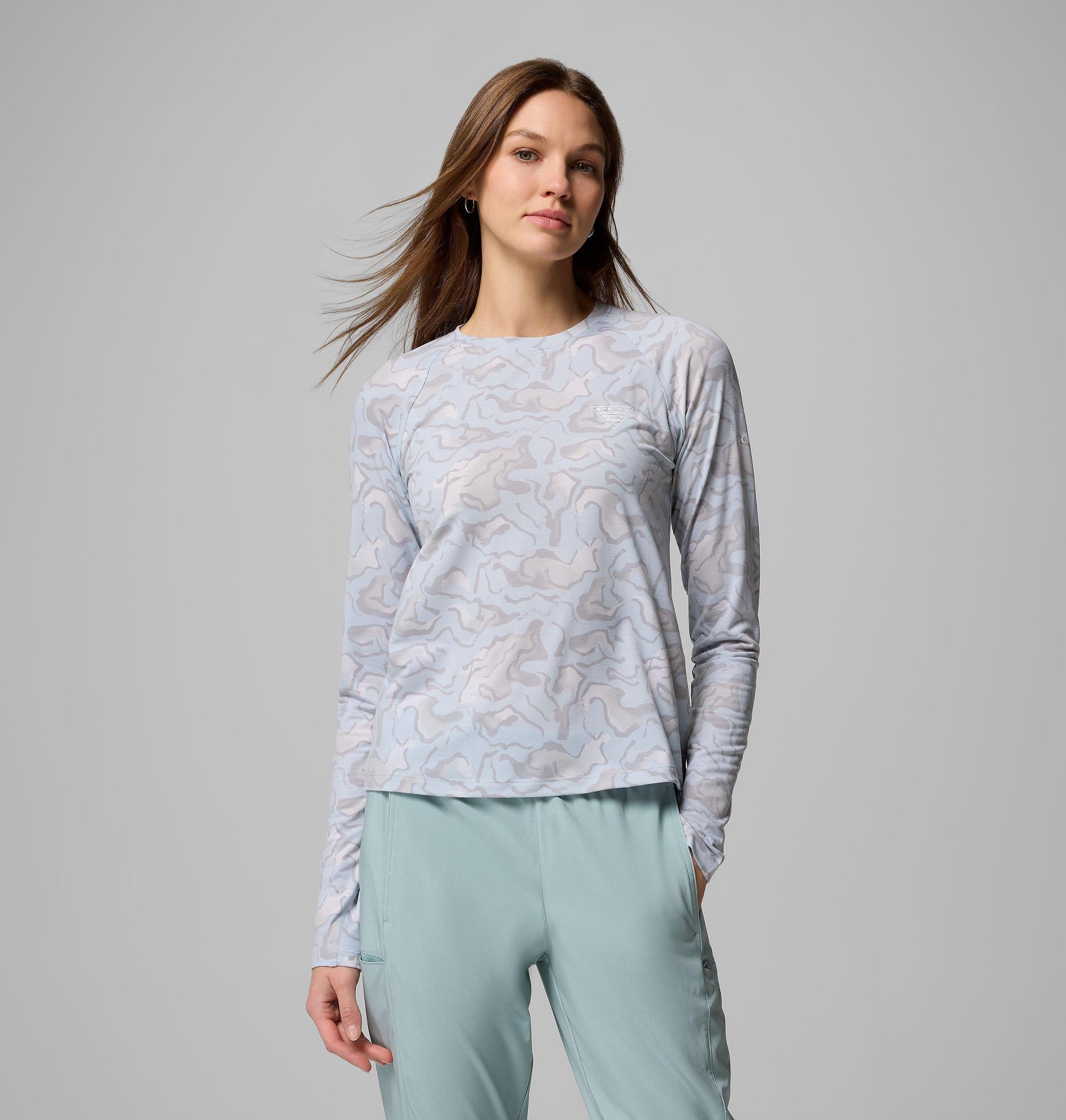 Columbia Womens PFG Uncharted Knit Long Sleeve Shirt- Product Image