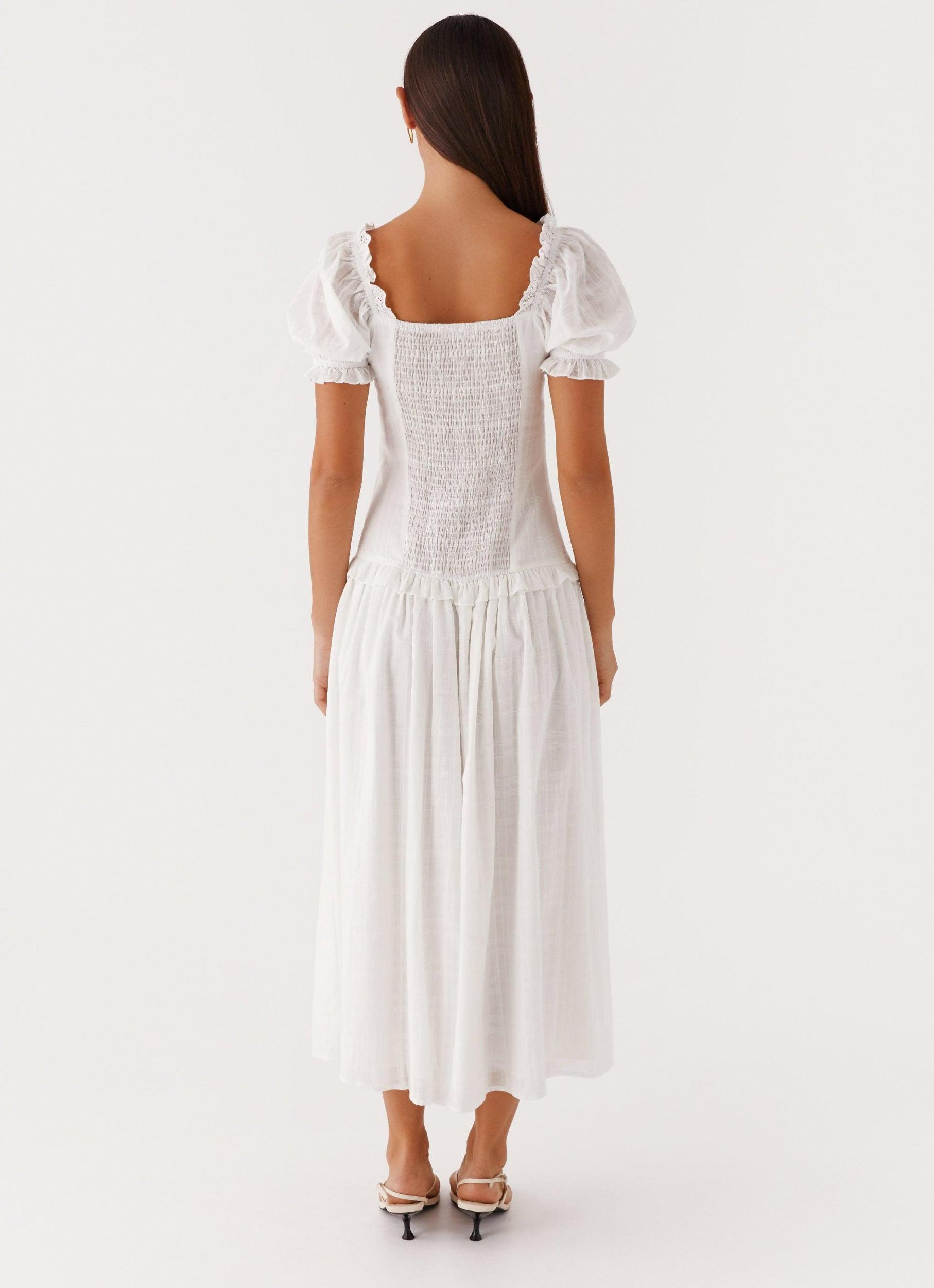 Hundred Percent Midi Dress - White Product Image