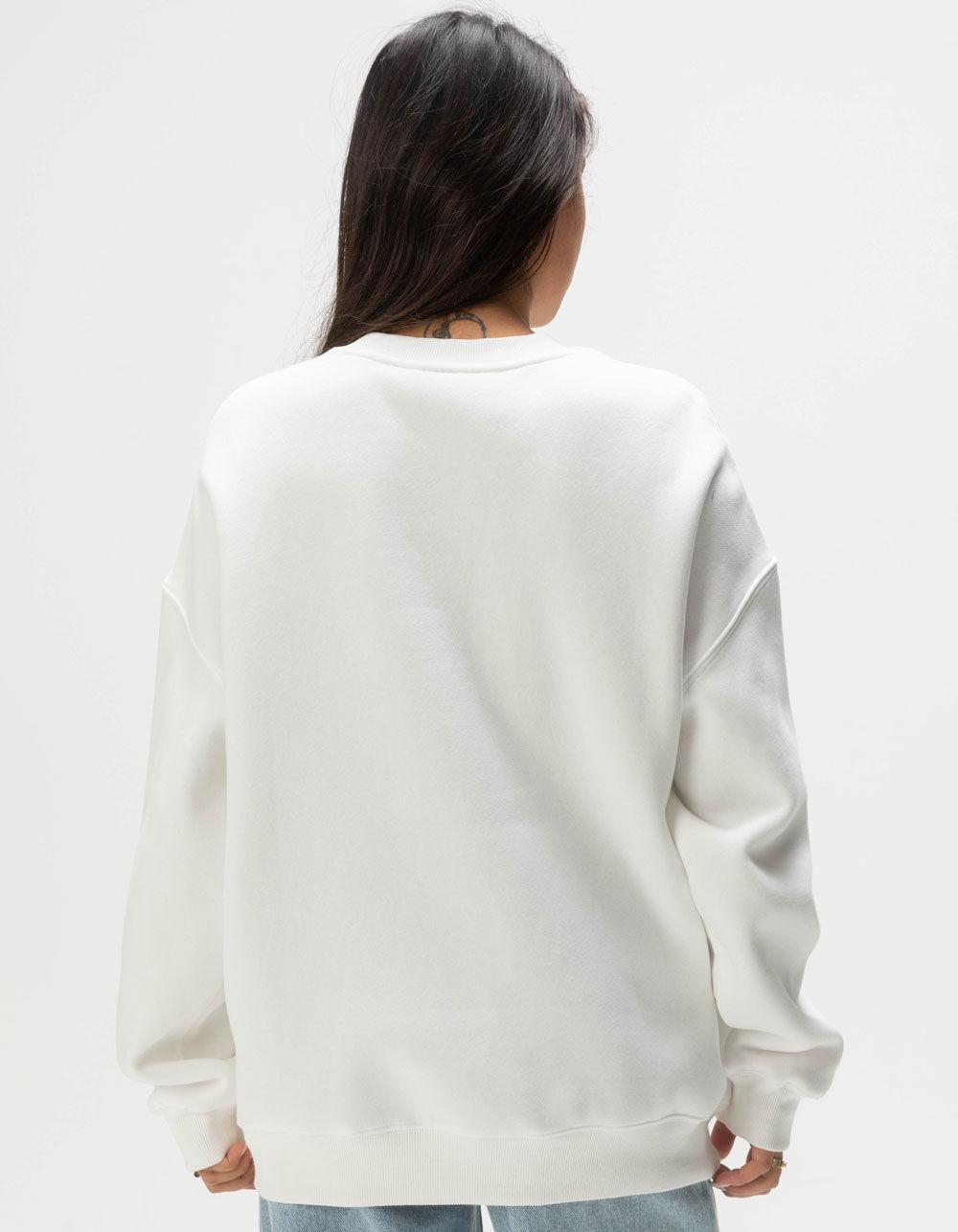 HYPE AND VICE Penn State University Womens Crewneck Sweatshirt - WHITE Product Image