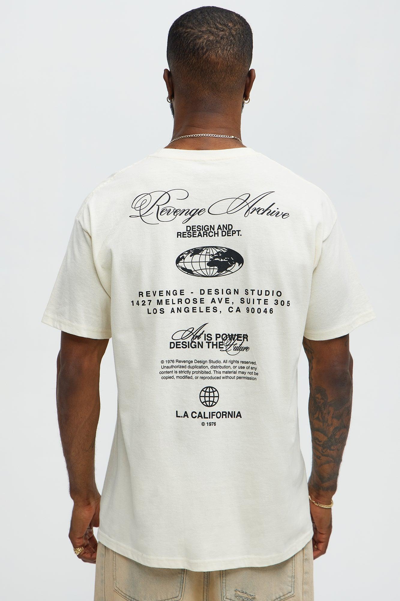 Art Is Powerful Short Sleeve Tee - Natural Male Product Image