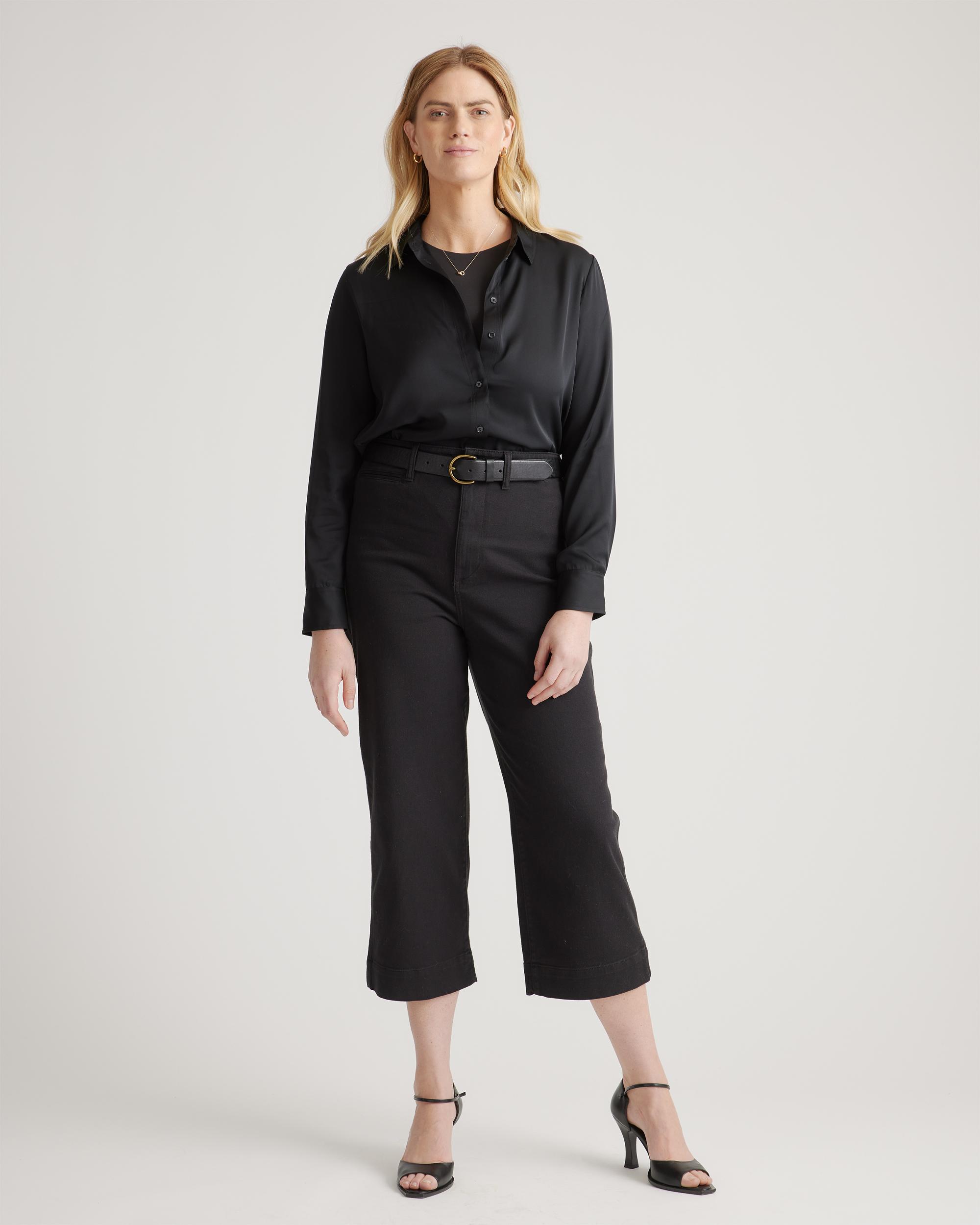 Quince | Women's Second Skin High Neck Bodysuit Size XS, Nylon/Spandex Product Image