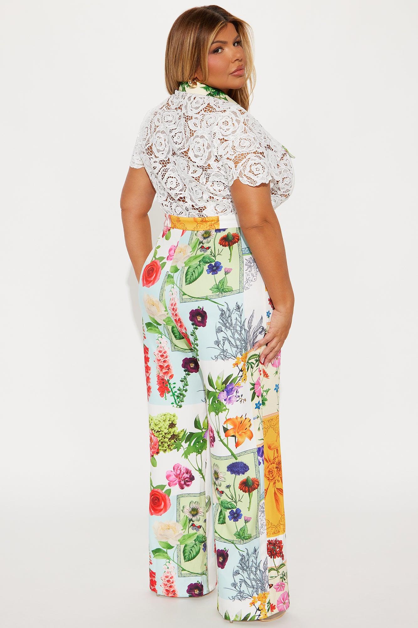 Jardin Jumpsuit - White/combo Product Image