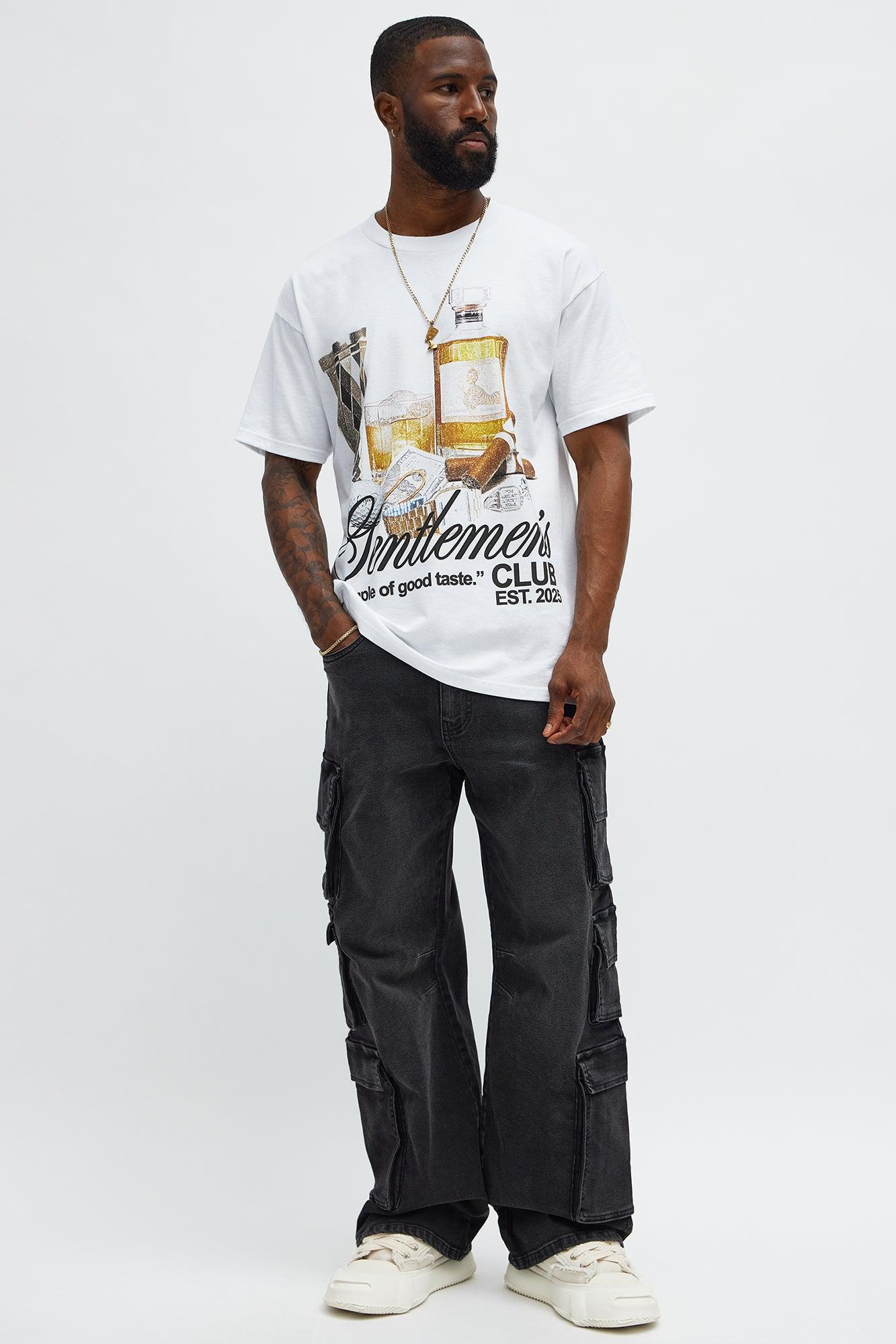 Gentlemen's Club Short Sleeve Tee - White Male Product Image