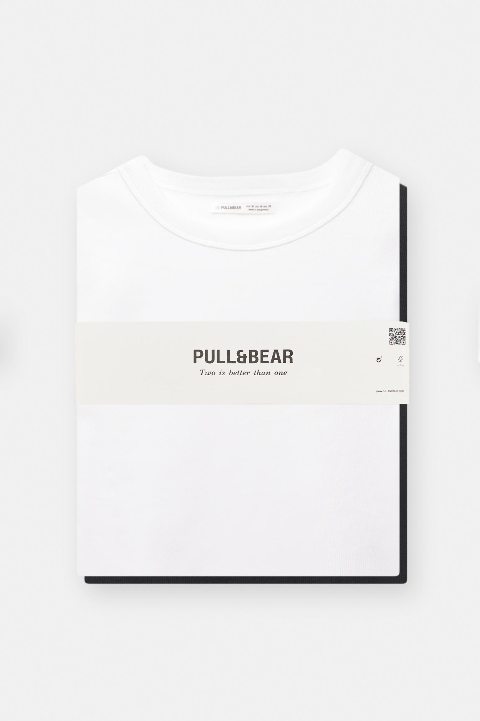 Pack of 2 ribbed T-shirts Product Image