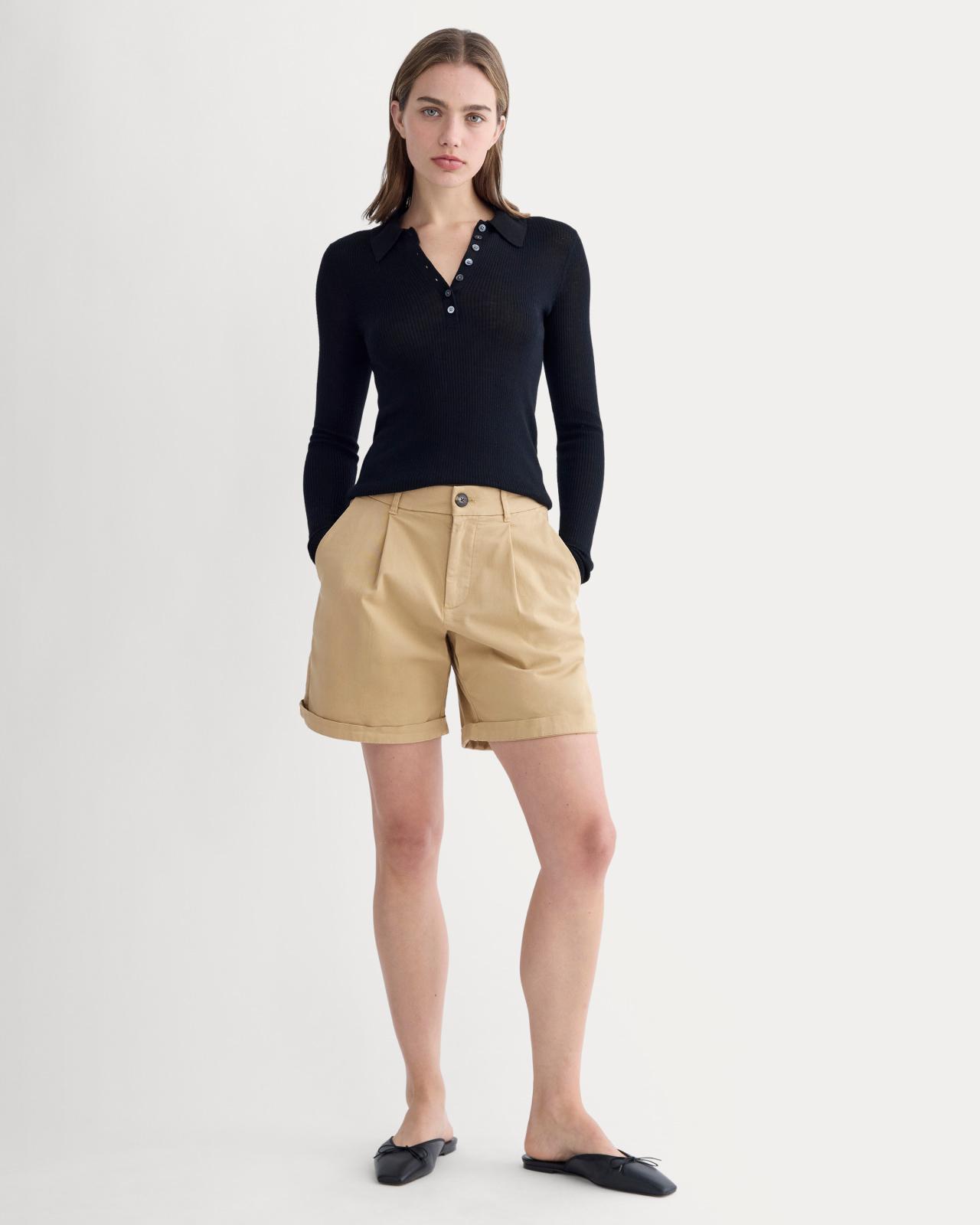 The Pleated Chino Short Product Image