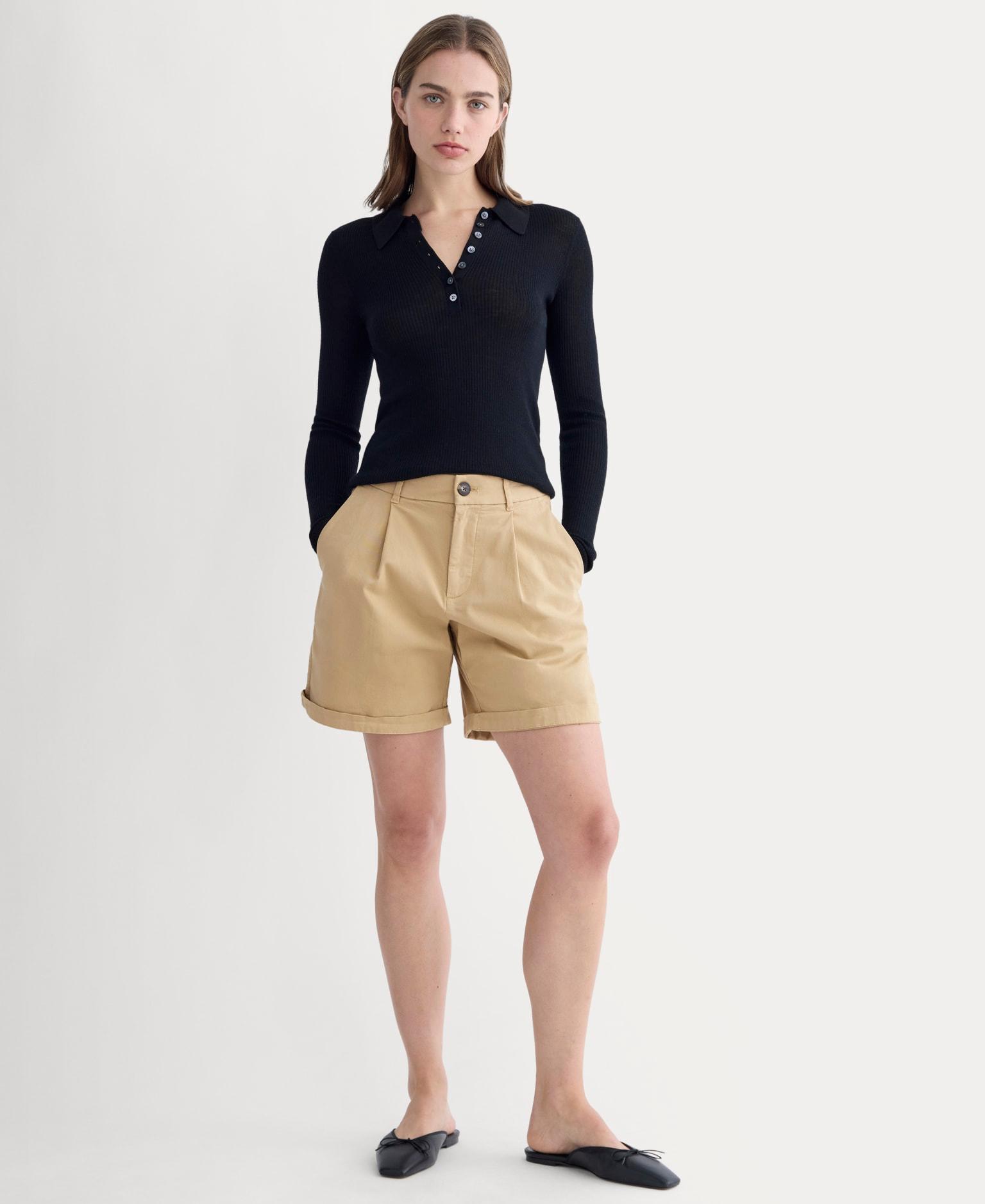 The Pleated Chino Short Product Image