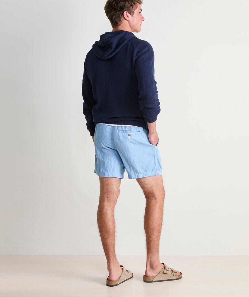 7 Inch Surfside Pull-On Linen Shorts Product Image