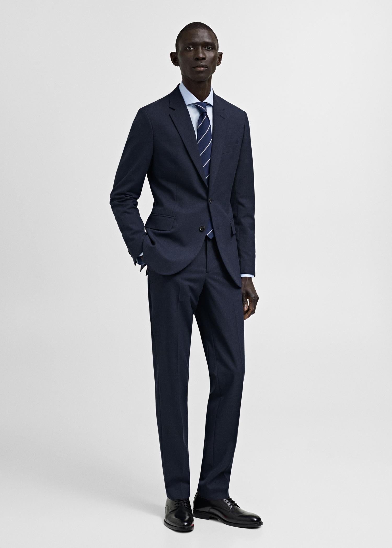 Milan slim-fit suit blazer - Men | MANGO USA Product Image
