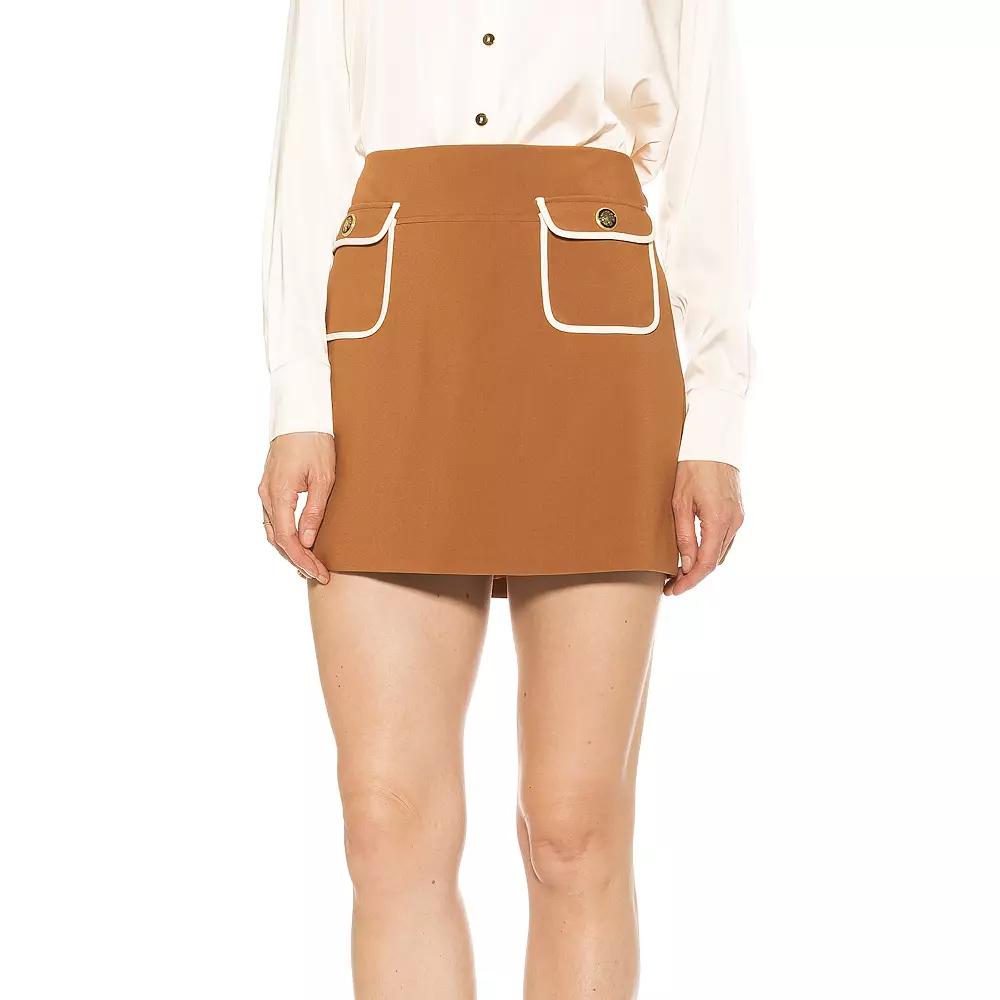 Women's ALEXIA ADMOR Mila Front Pocket Mini Skirt,  Product Image