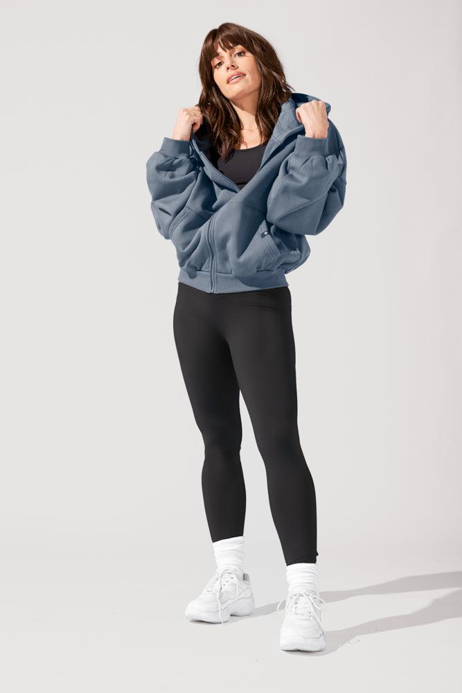 Zip Cloud Hoodie - Denim Blue Product Image