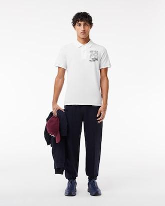 Men's Regular Fit Lacoste Movement Printed Polo Product Image