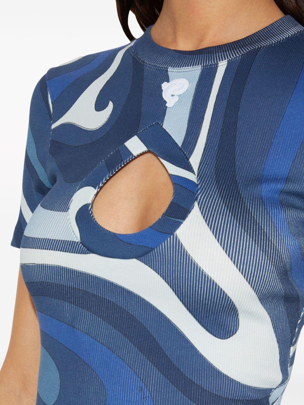 Marmo-print T-shirt Product Image